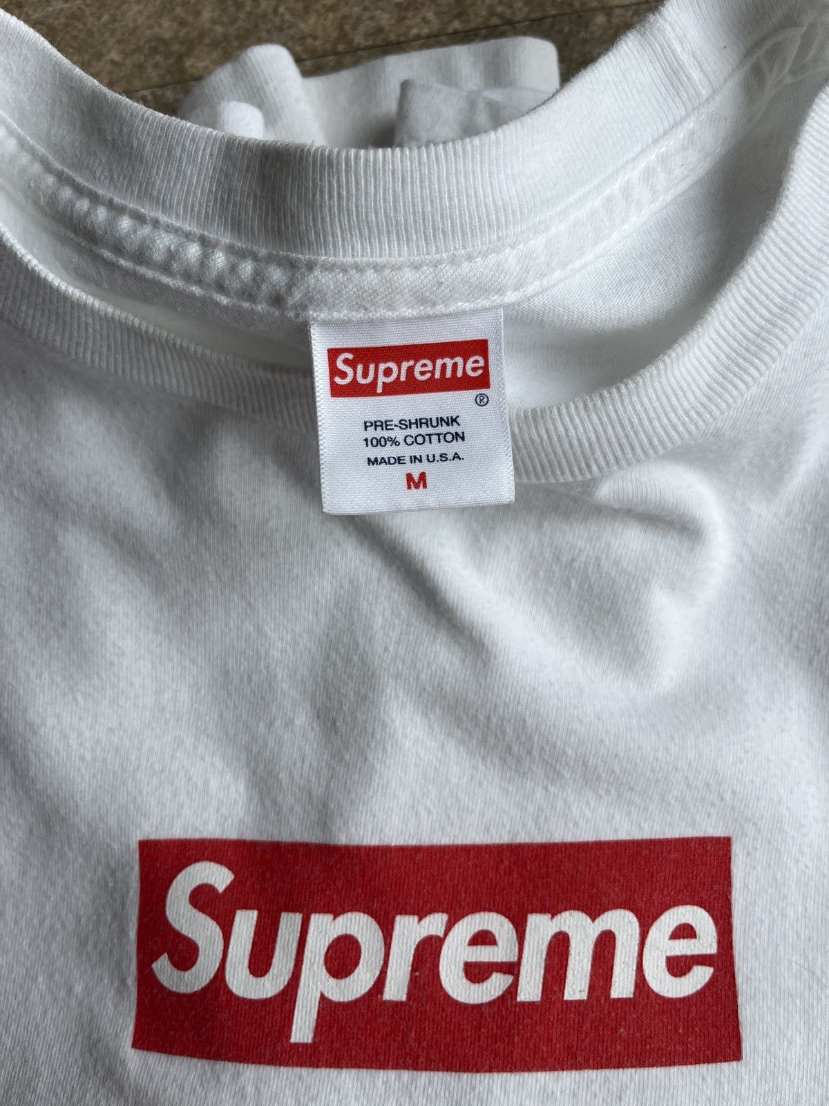 Supreme Supreme Box Logo Red on White SS20 Size US M / EU 48-50 / 2 - 6 Thumbnail