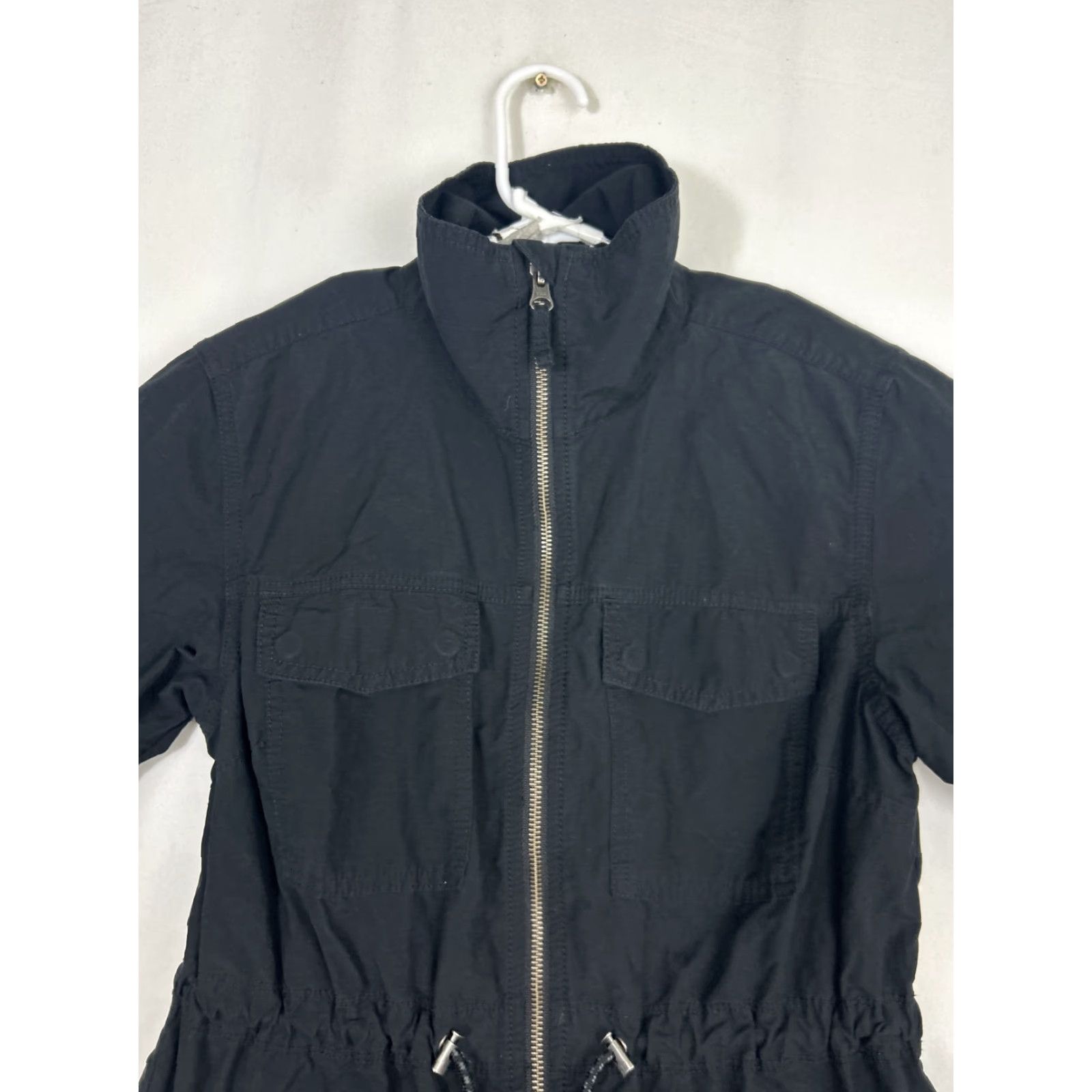 Vintage Columbia Jacket Womens Small Black Full Zip Multi-Pocket Cotton Blend Softshell All Seasons Size S / US 4 / IT 40 - 3 Thumbnail