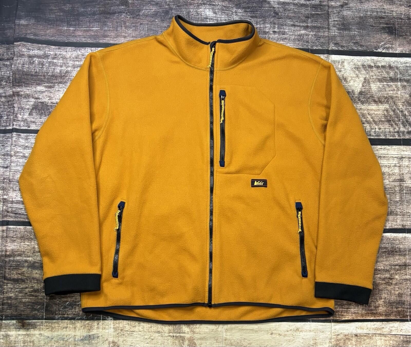 Other Rei Co-op Jacket Mens XL Polartec Fleece Full Zip Mustard Size US XL / EU 56 / 4 - 1 Thumbnail