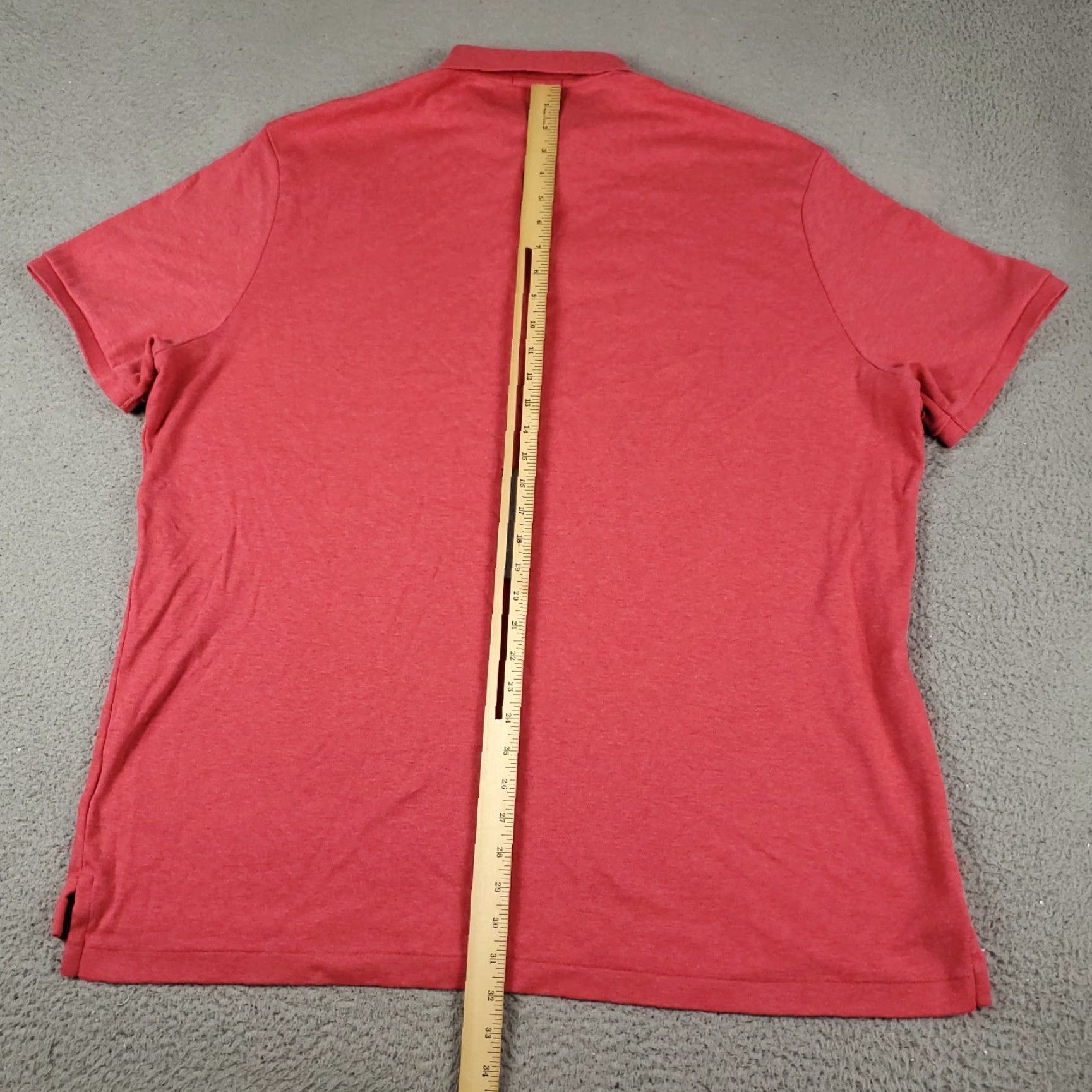 Ralph Lauren VINTAGE Ralph Lauren Polo Shirt Mens 2XL Short Sleeve Cotton Red Casual Classic Preppy Size US XXL / EU 58 / 5 - 6 Thumbnail