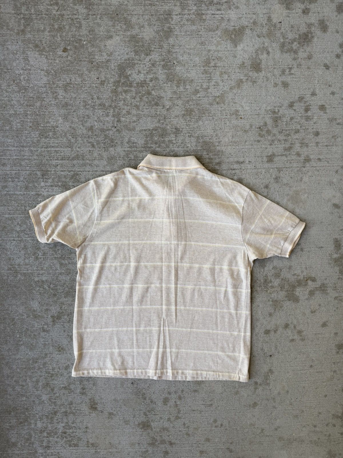 Vintage 80s Made in USA Polo Shirt Striped Button Up Short Sleeve Size US M / EU 48-50 / 2 - 5 Thumbnail