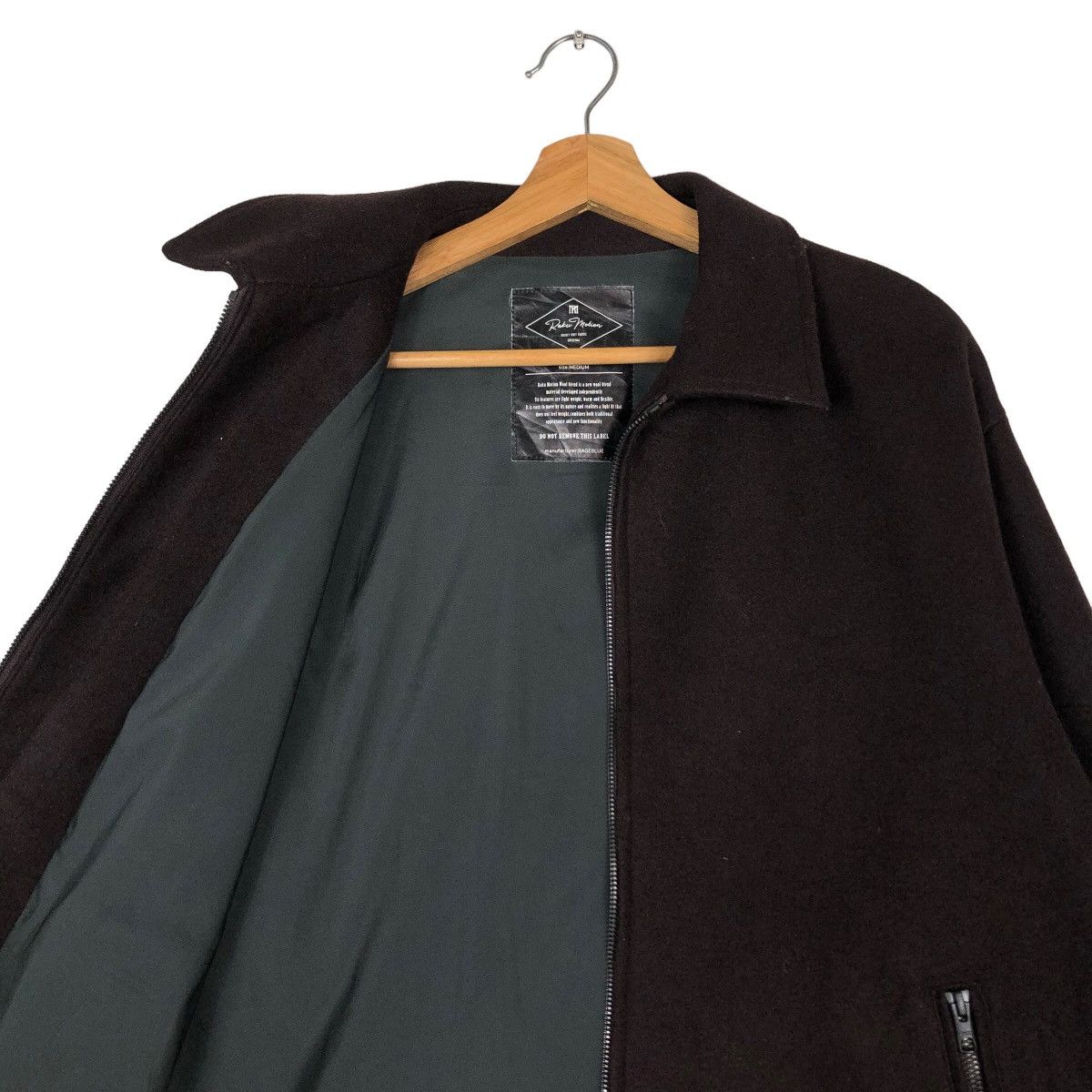 Japanese Brand 🔥Vintage Biker Jacket Raku Motion Japan Issey Miyake Size US M / EU 48-50 / 2 - 12 Thumbnail