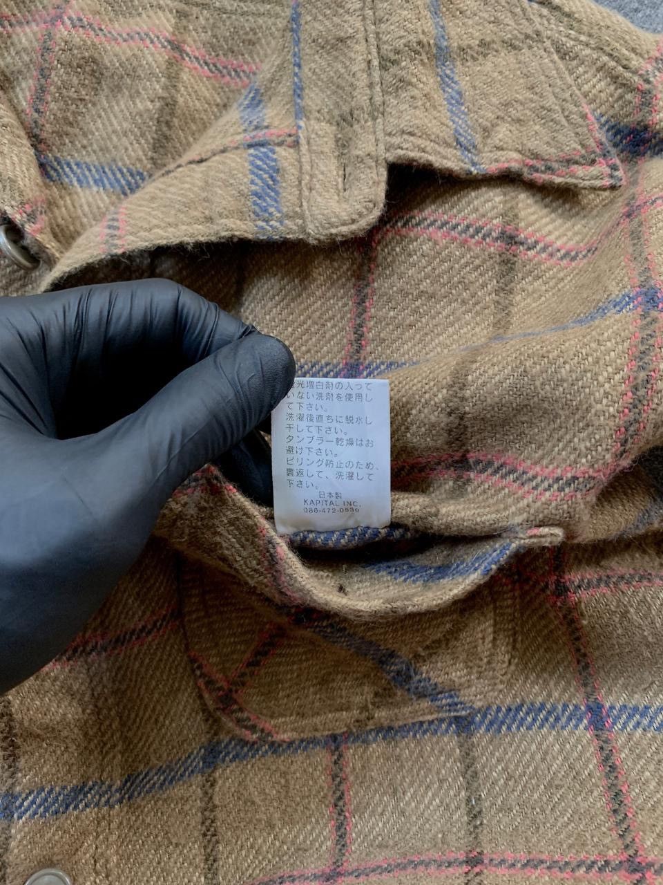 Kapital FREE TAX! Cropped Plaid Wool Ls Shirt Size US S / EU 44-46 / 1 - 9 Thumbnail