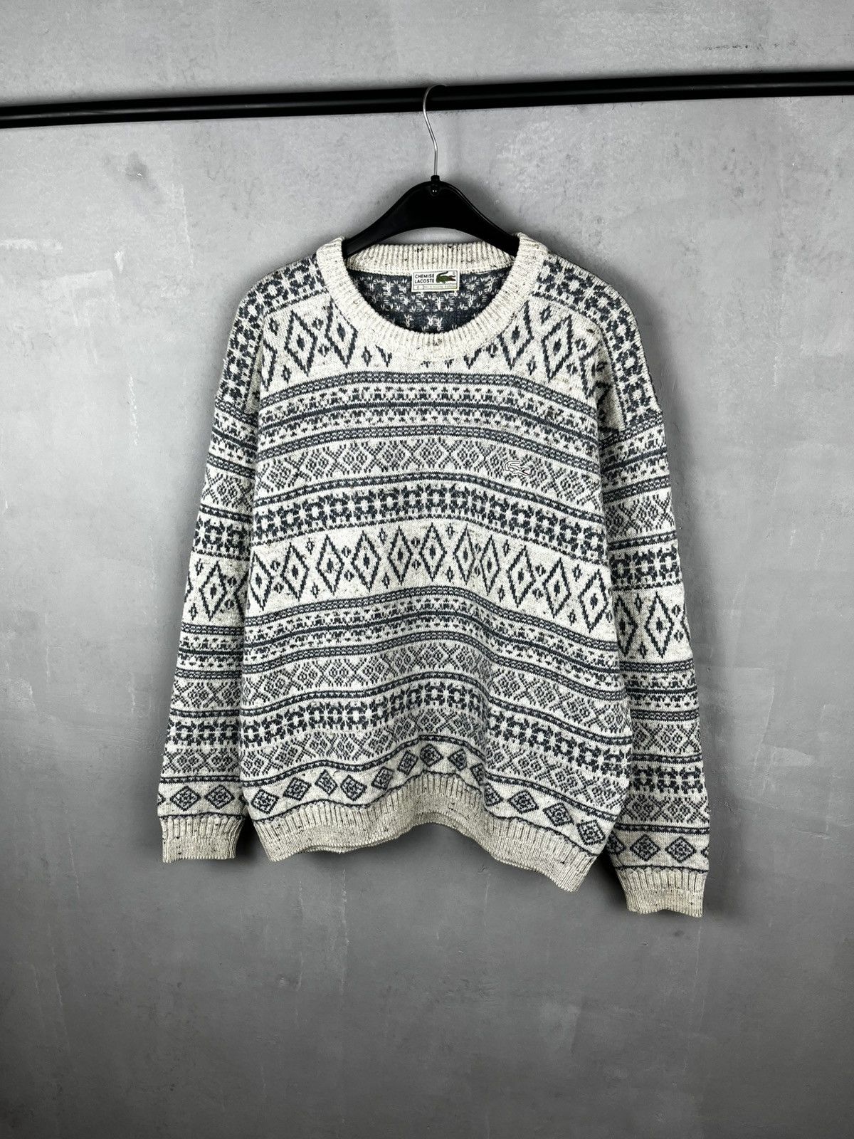 Lacoste × Vintage Lacoste knit sweater vintage 90s Size US L / EU 52-54 / 3 - 1 Thumbnail