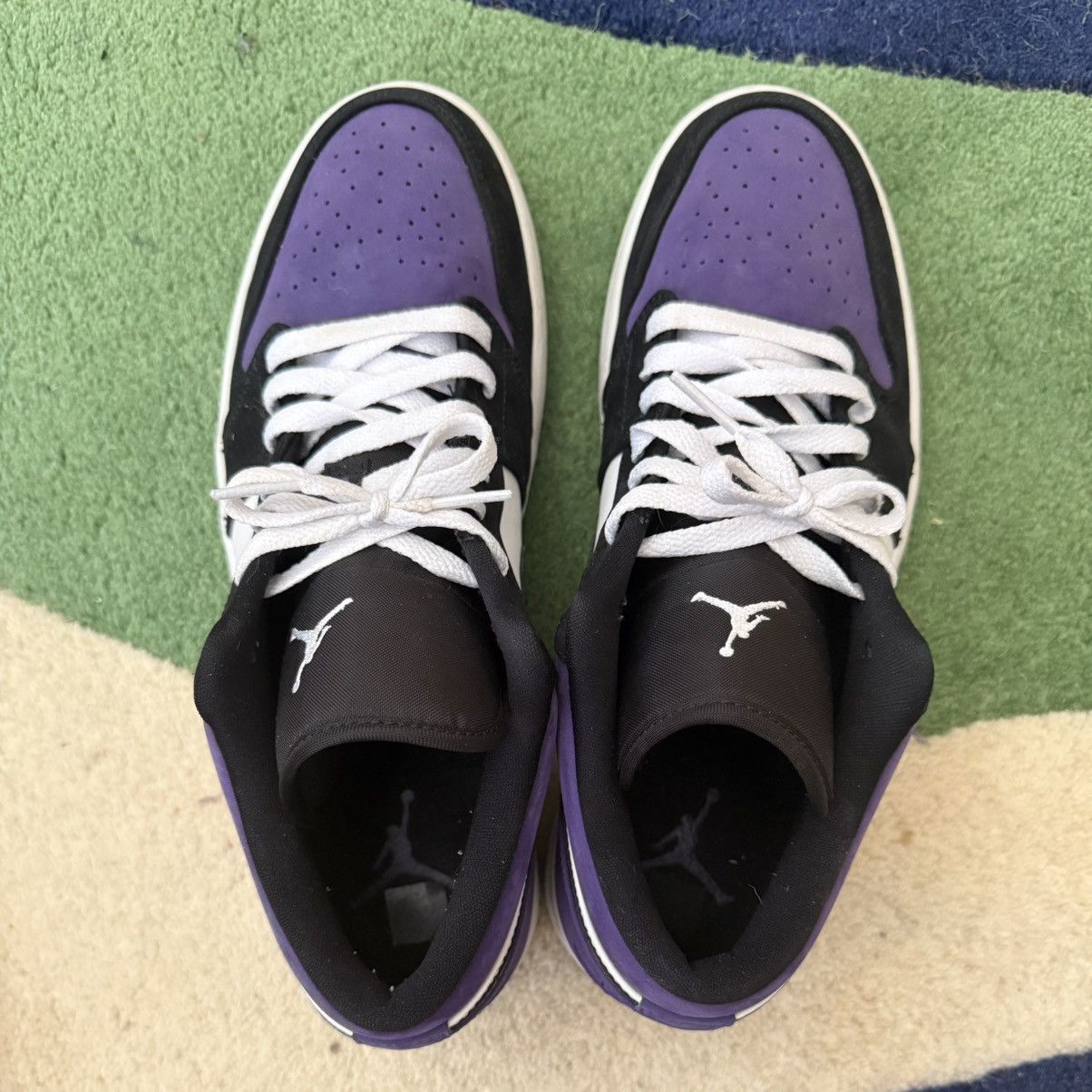 Jordan Brand Jordan 1 Low Court Purple Size US 10 / EU 43 - 4 Thumbnail