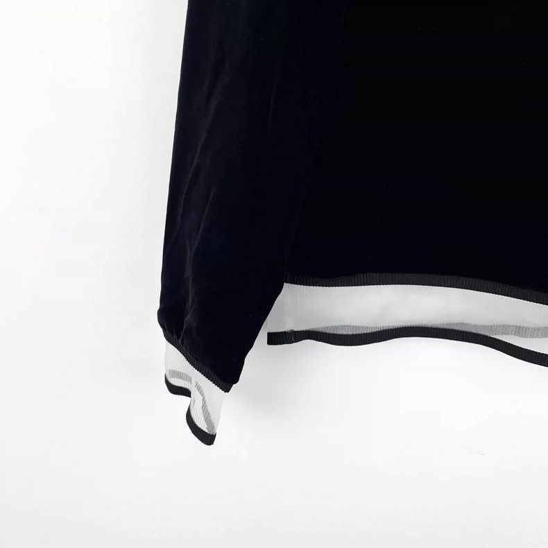 Fendi Black Floral Design Long Sleeve Sweatshirt