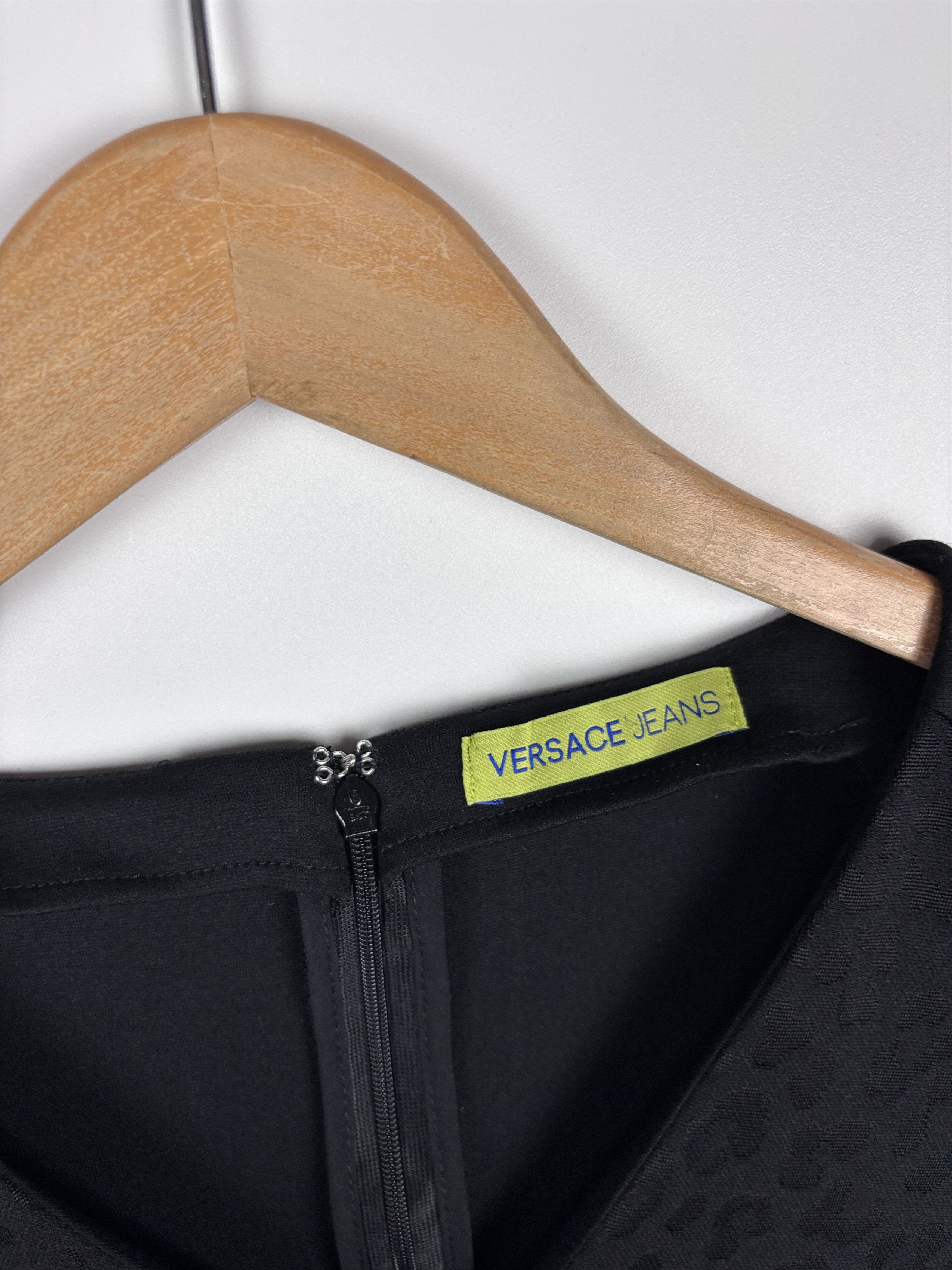 Versace × Versace Jeans Couture Womens Versace Jeans Long Sleeve Dress Black Size US 10 Size L / US 10 / IT 46 - 5 Thumbnail