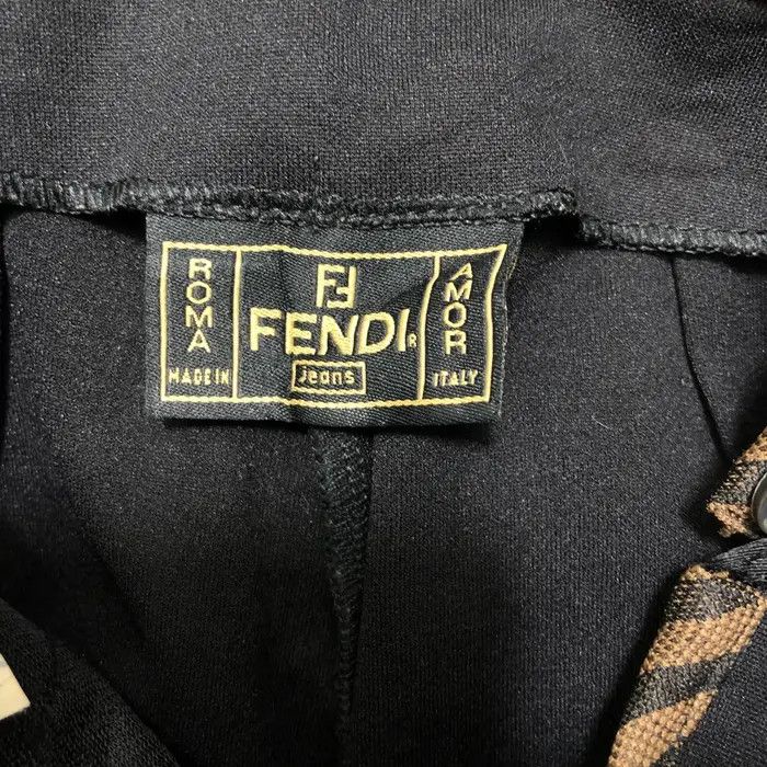 Fendi Vtg FENDI JEANS Made In ITALY Roma Minimalist Casual Pant Size 28" / US 6 / IT 42 - 6 Thumbnail