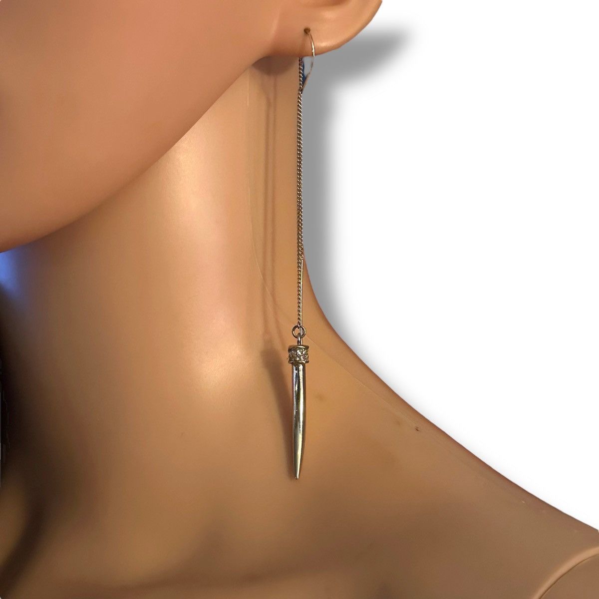 Express Express silver tone long layered horn pendant necklace Size ONE SIZE - 2 Thumbnail