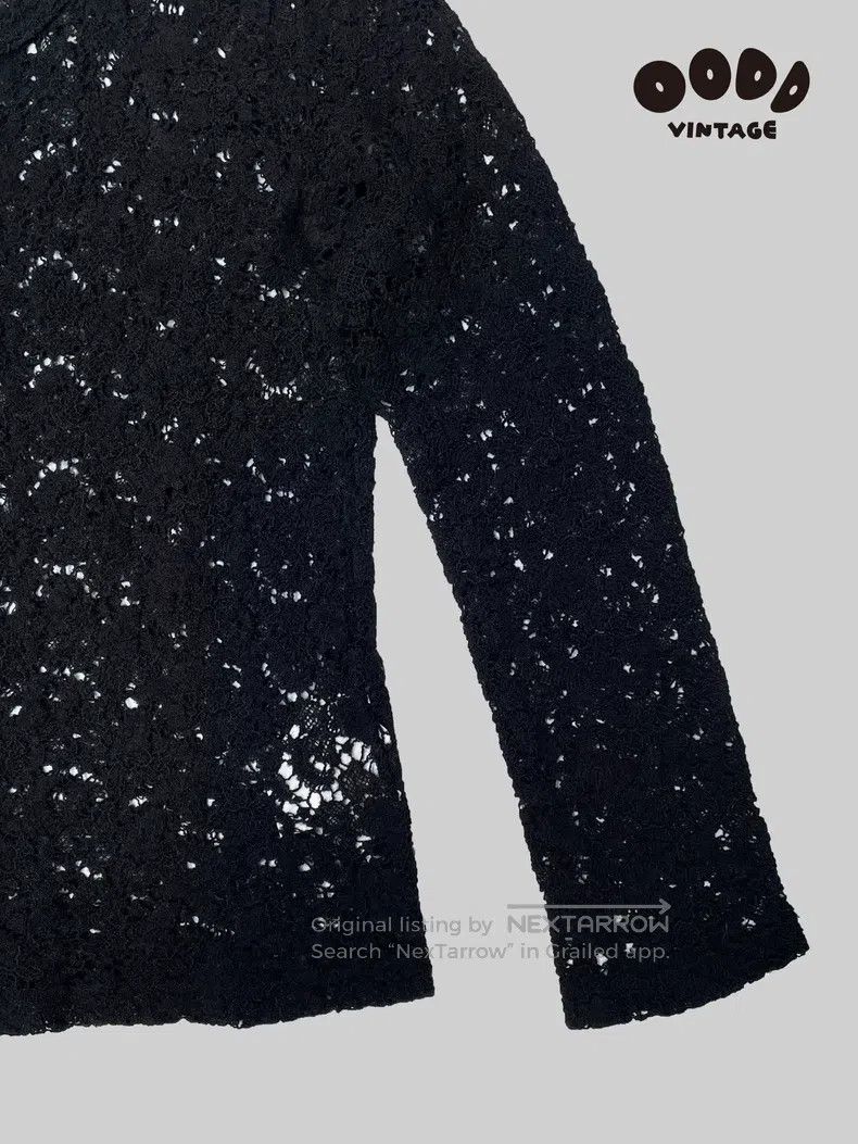 Comme des Garcons Comme Des Garcons Lace Cutout Knit Top Size S / US 4 / IT 40 - 8 Thumbnail