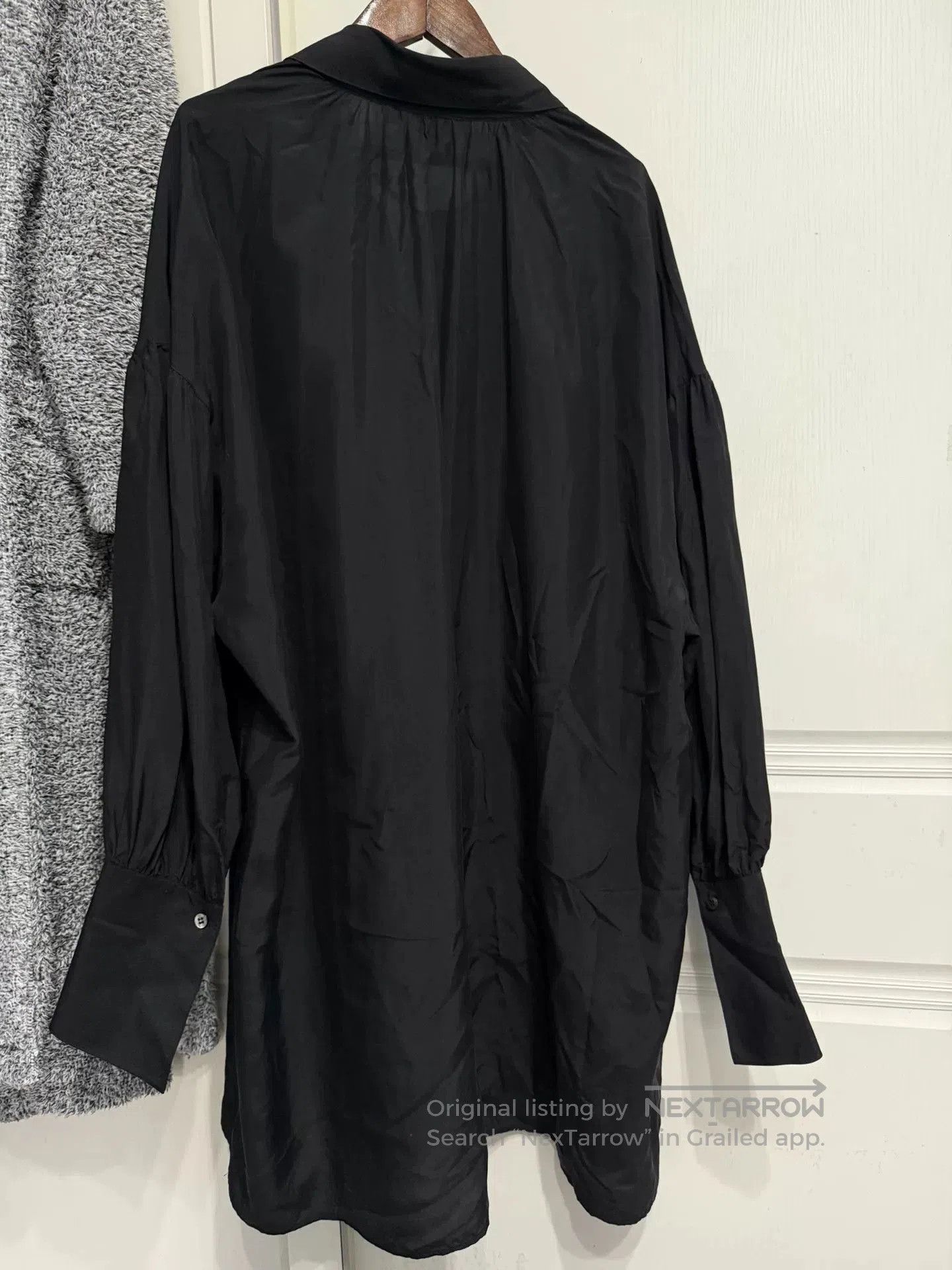 The Row The Row Silk Shirt Dress in Black. Size XS / US 0-2 / IT 36-38 - 6 Thumbnail