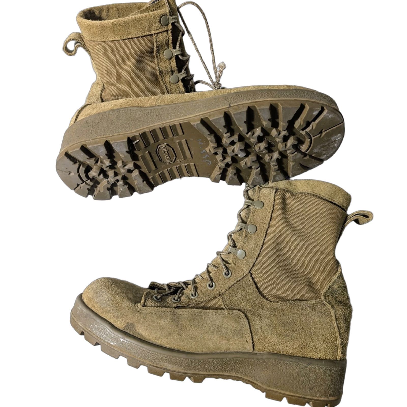 Vintage McRae Footwear Desert Tan Military Combat Boots  display picture 2