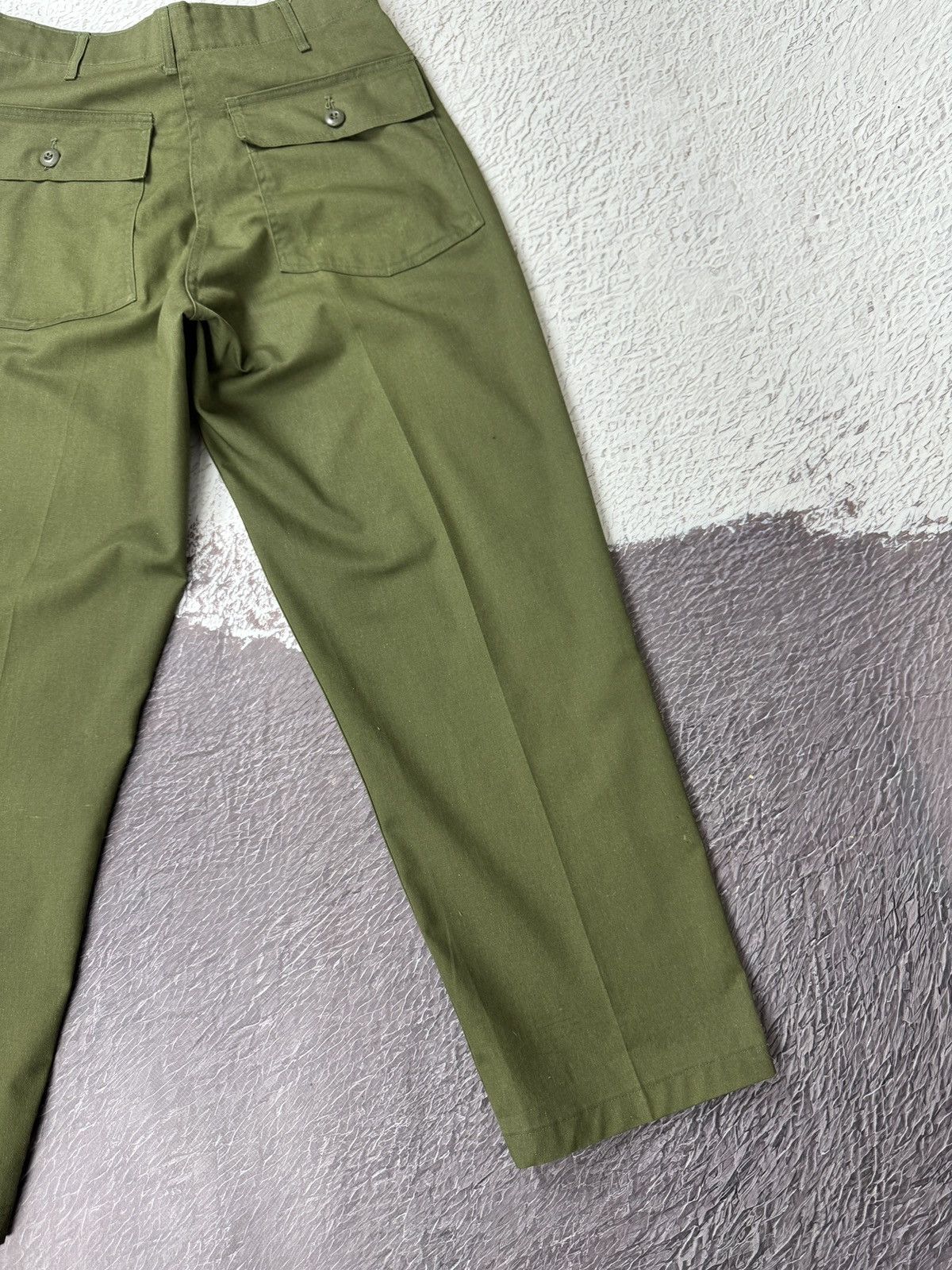 Vintage Vintage 80s US Army Trousers Pants Serval zipper military 34 Size US 34 / EU 50 - 12 Thumbnail