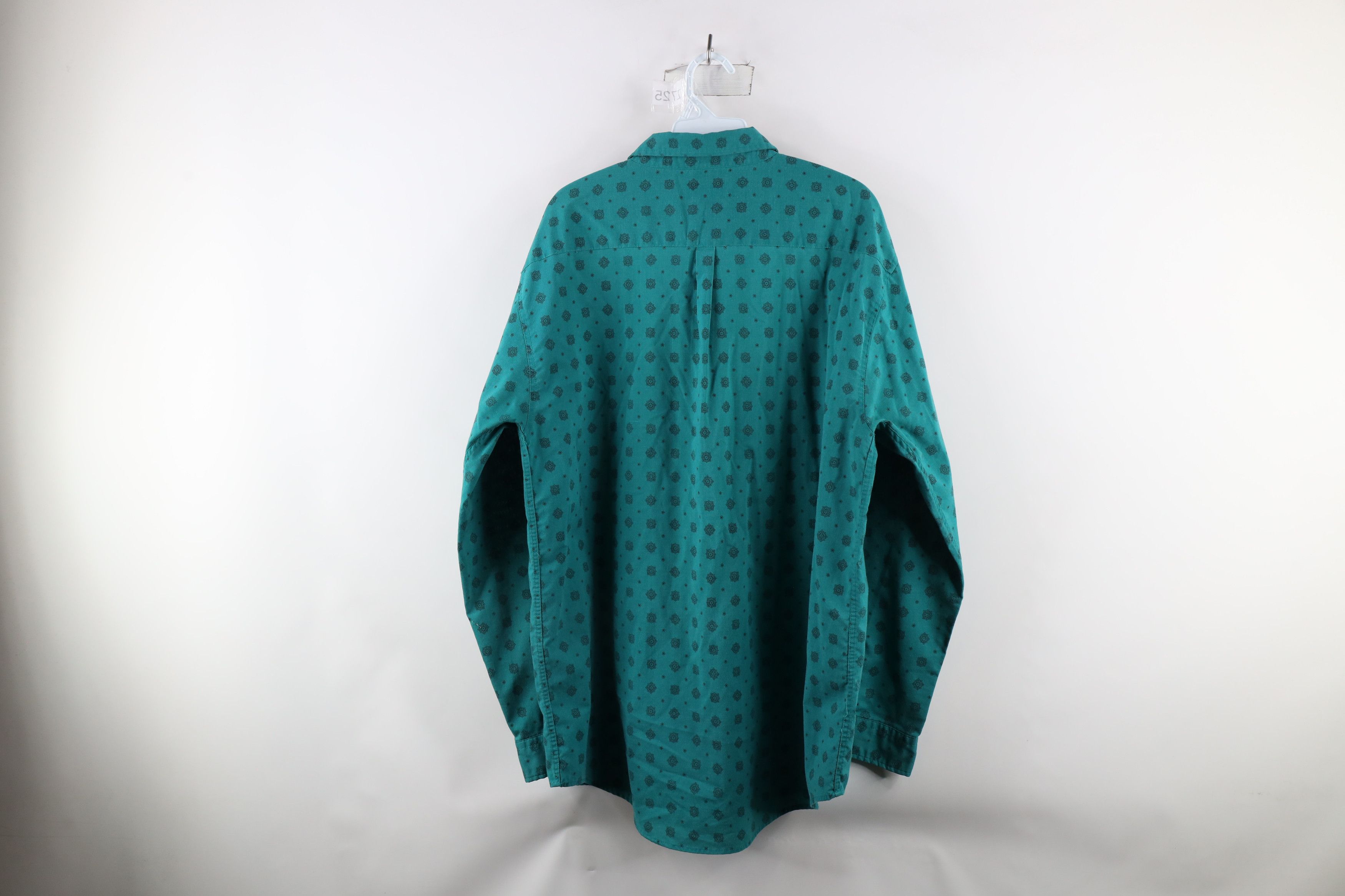Vintage Vintage 90s Streetwear All Over Print Collared Button Shirt Size US L / EU 52-54 / 3 - 8 Thumbnail