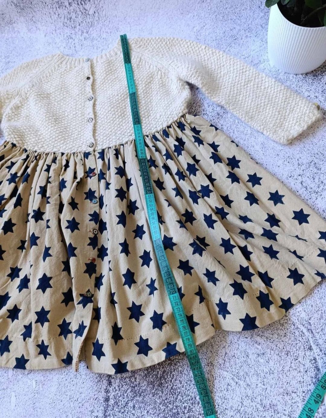 Handmade PERO WOOL MID-LENGHT HAND MADE DRESS MADE IN INDIA Size XS / US 0-2 / IT 36-38 - 21 Thumbnail