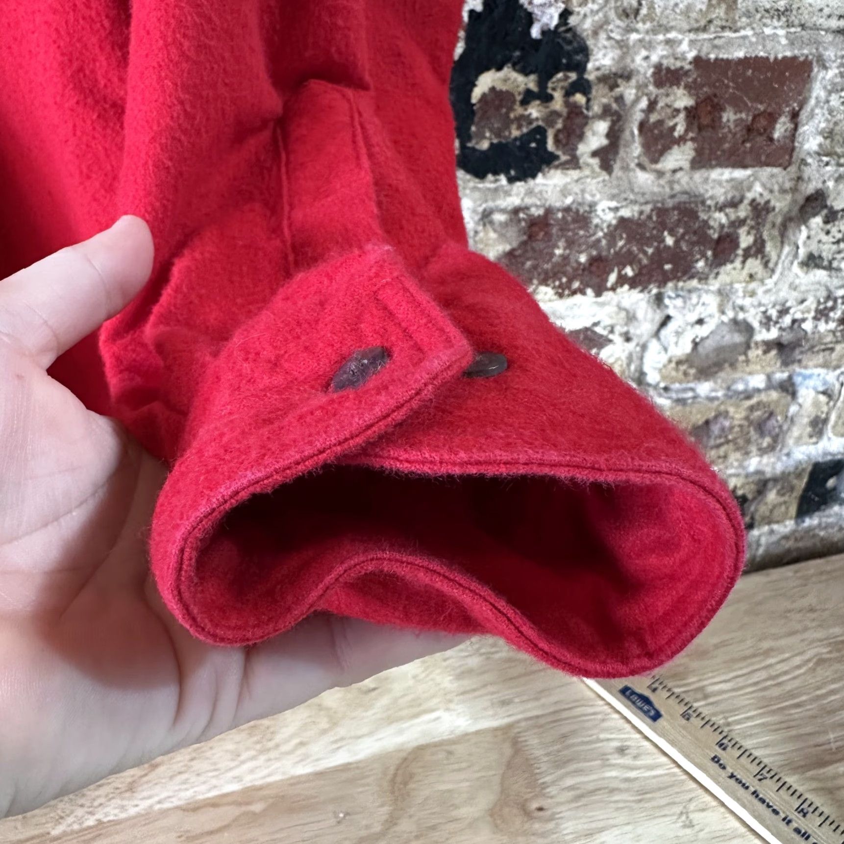 Vintage VINTAGE Woolrich Shirt Mens M Red Heavyweight Flannel Chamois Cotton Button Up Size US M / EU 48-50 / 2 - 5 Thumbnail