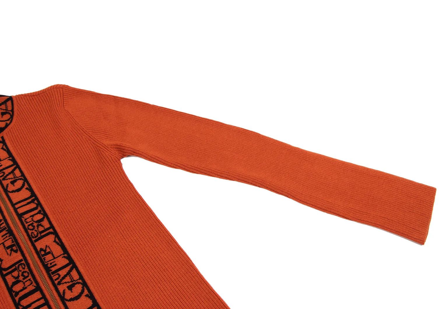 Jean Paul Gaultier Logo Line Driver's Knit in Orange, Size 48 Size US M / EU 48-50 / 2 - 4 Thumbnail