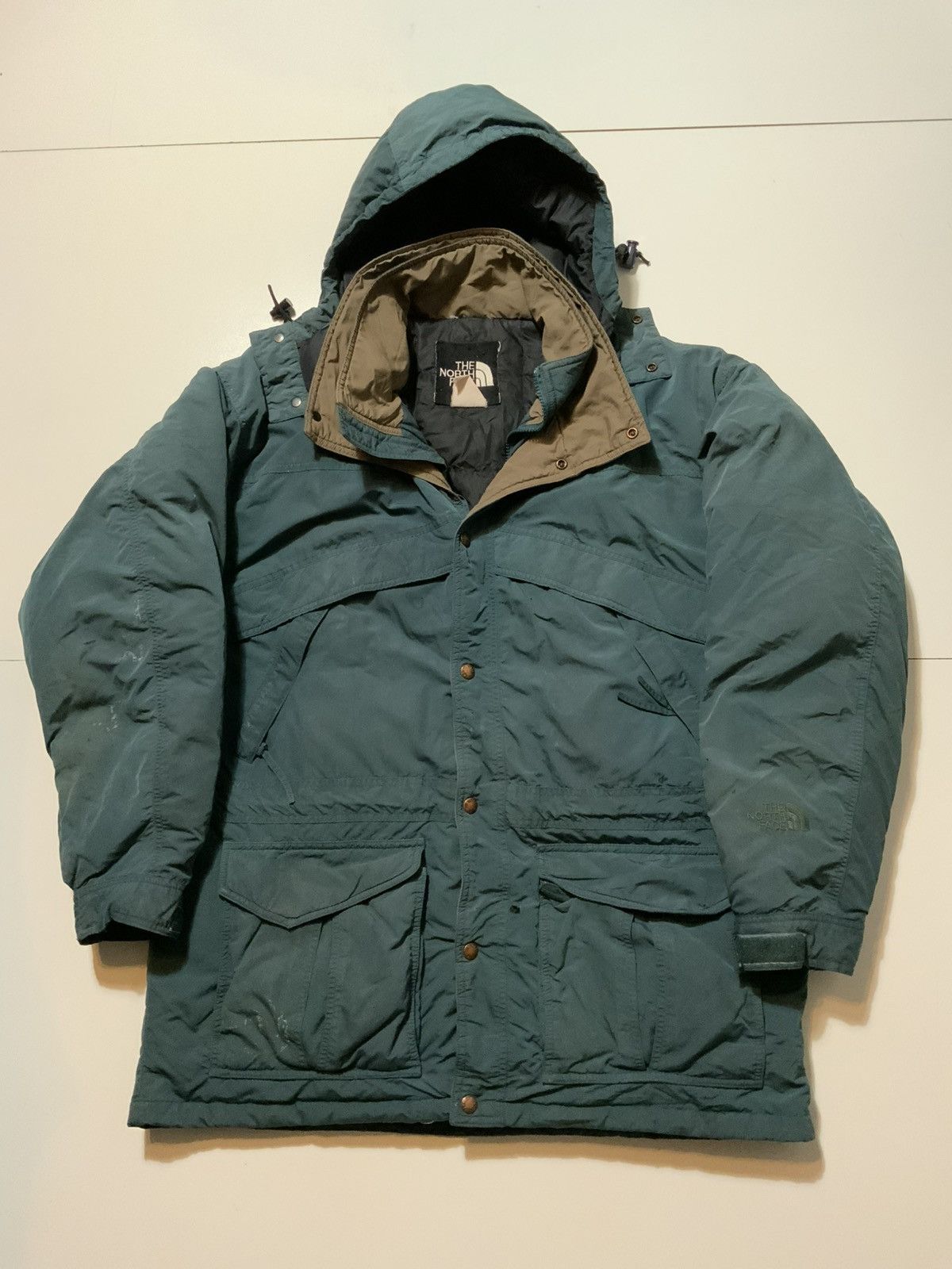 The North Face × Vintage 90s TNF The North Face Goose Down Fill Puffer Parka Jacket Size US XL / EU 56 / 4 - 1 Thumbnail