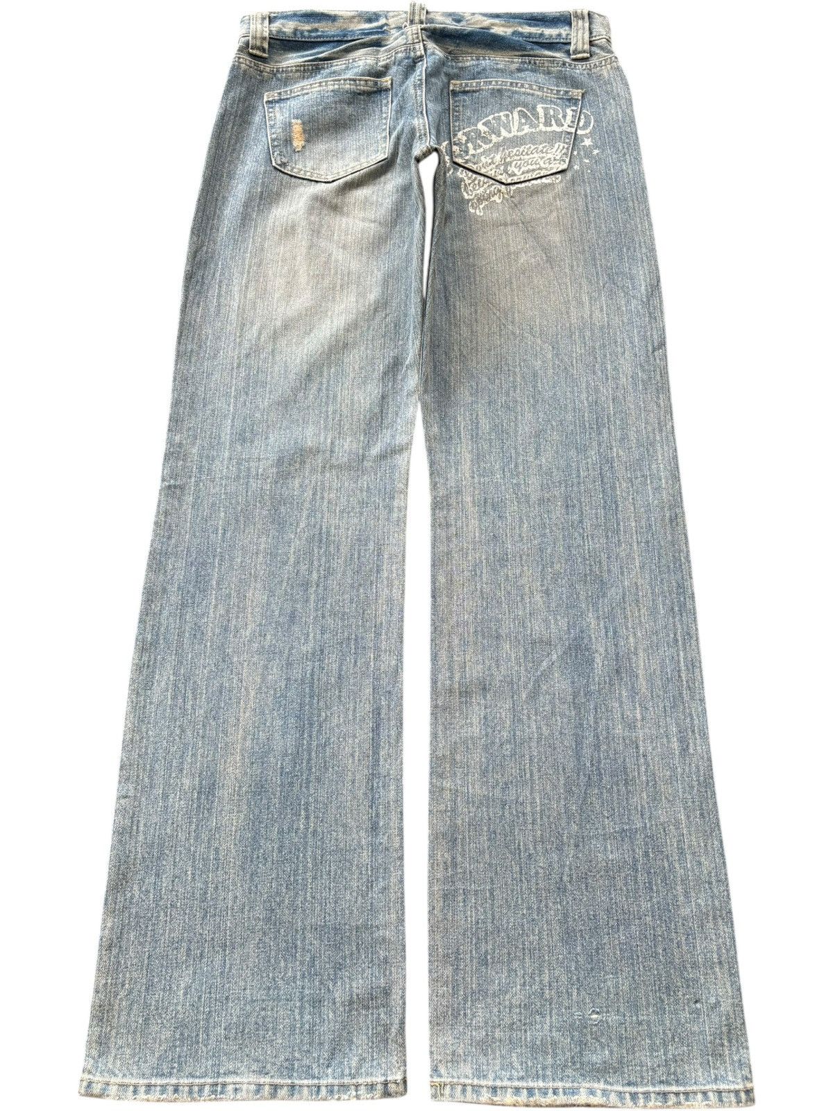 Diesel Vintage Japanese Brand Rusty Wash Distress Bootcut Jeans Size 32" / US 10 / IT 46 - 2 Thumbnail