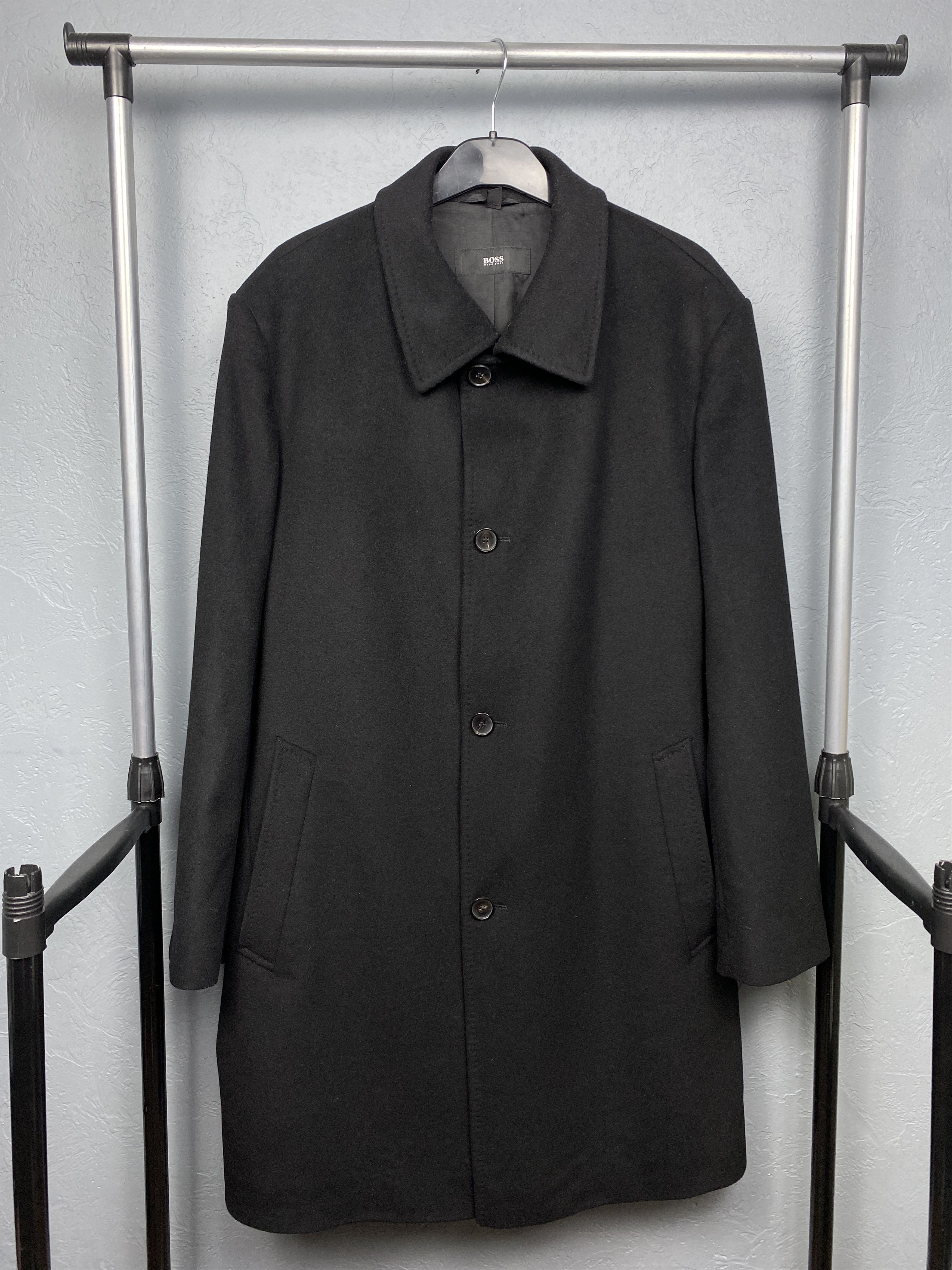Hugo Boss Hugo Boss Vintage Mens Wool Coat Jacket Size US XL / EU 56 / 4 - 1 Thumbnail