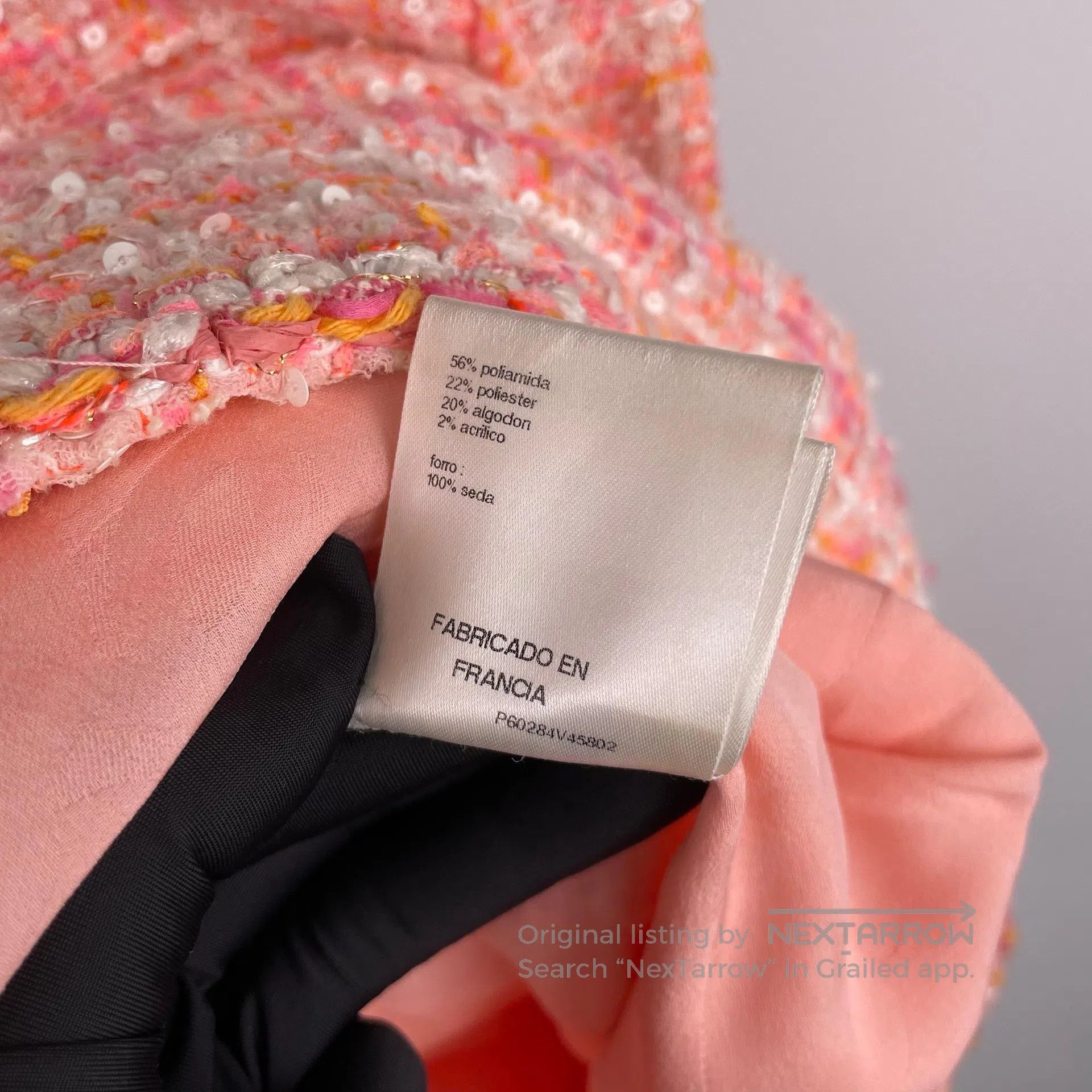 Chanel Chanel Cruise series orange tweed sequin dress size 34| Size XXS / US 00 / IT 34 - 8 Thumbnail