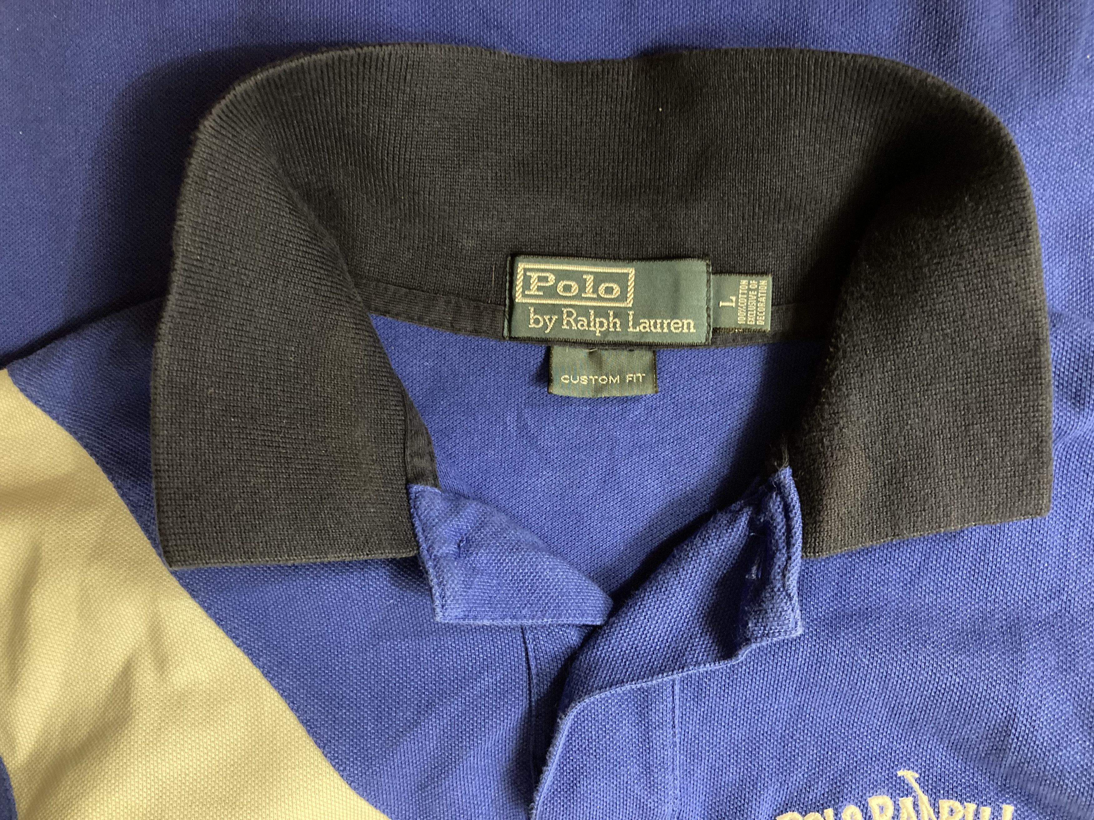 Polo Ralph Lauren Polo by Ralph Lauren New York 67 Big Logo #3 Blue Polo Shirt Size US L / EU 52-54 / 3 - 7 Thumbnail