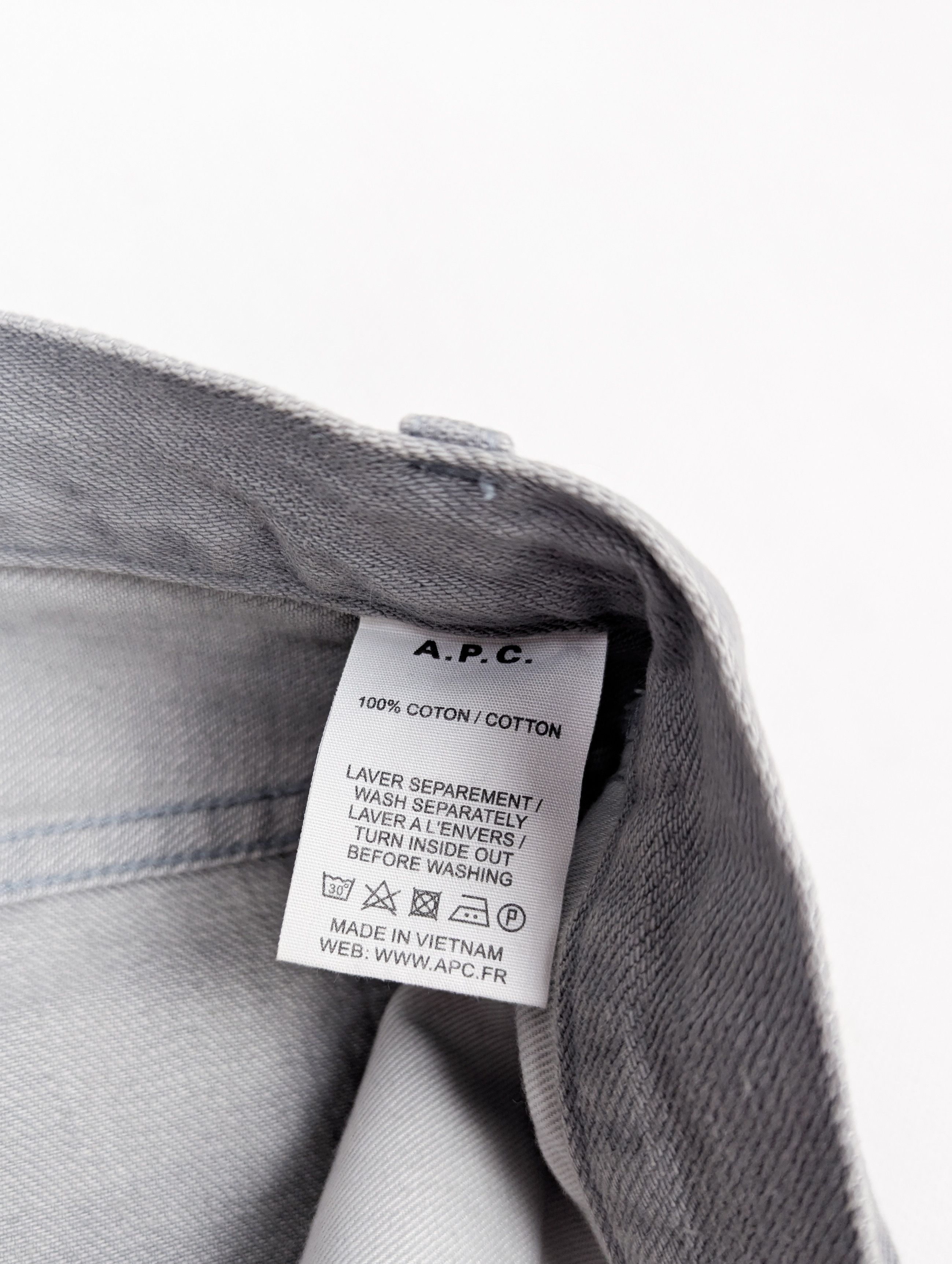 A.P.C. A.P.C. grey jeans denim 31 Size US 31 - 5 Thumbnail