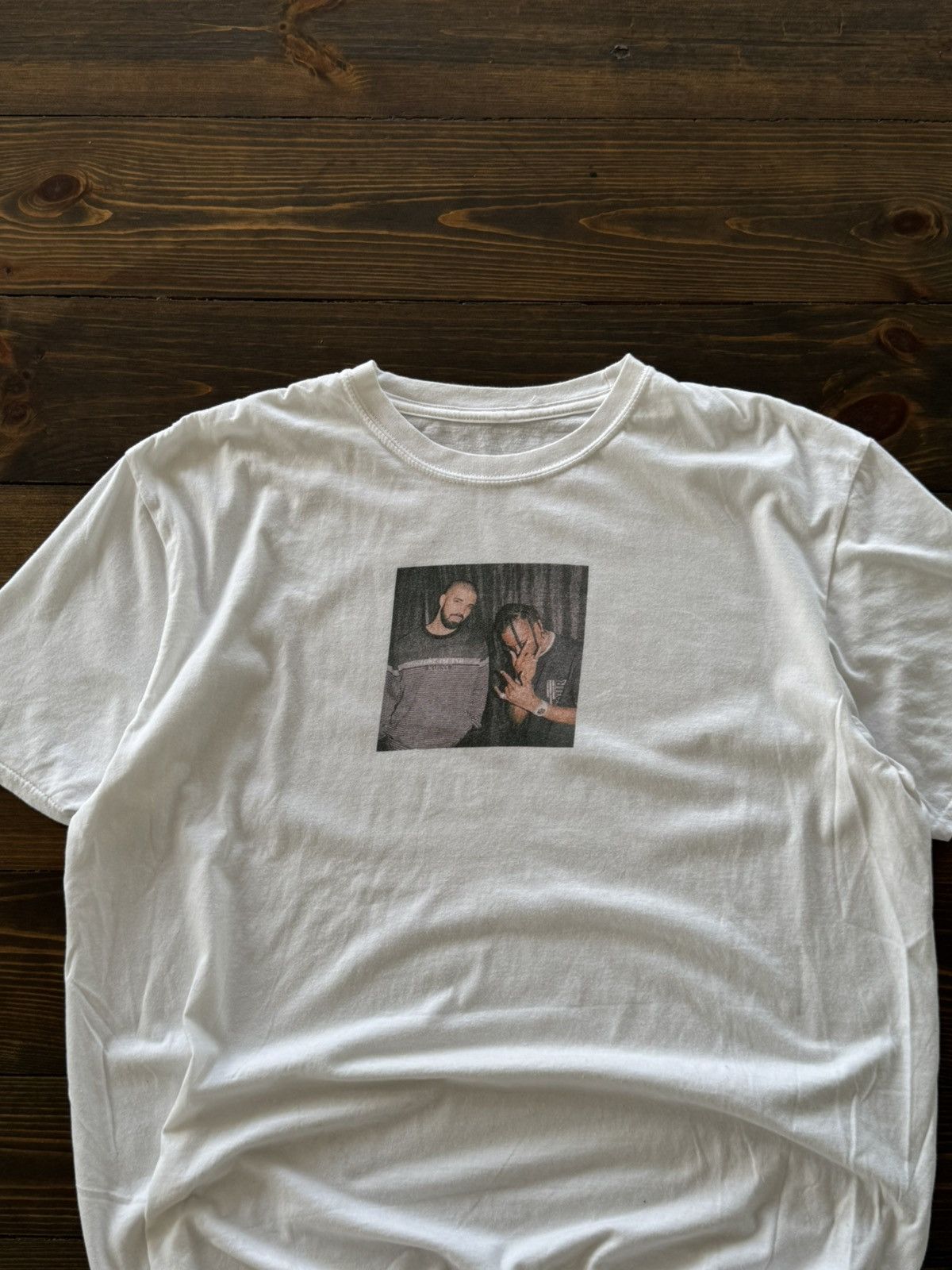 Other Travis Scott x Drake Vintage Pattern Rap T-Shirt Size US L / EU 52-54 / 3 - 2 Thumbnail