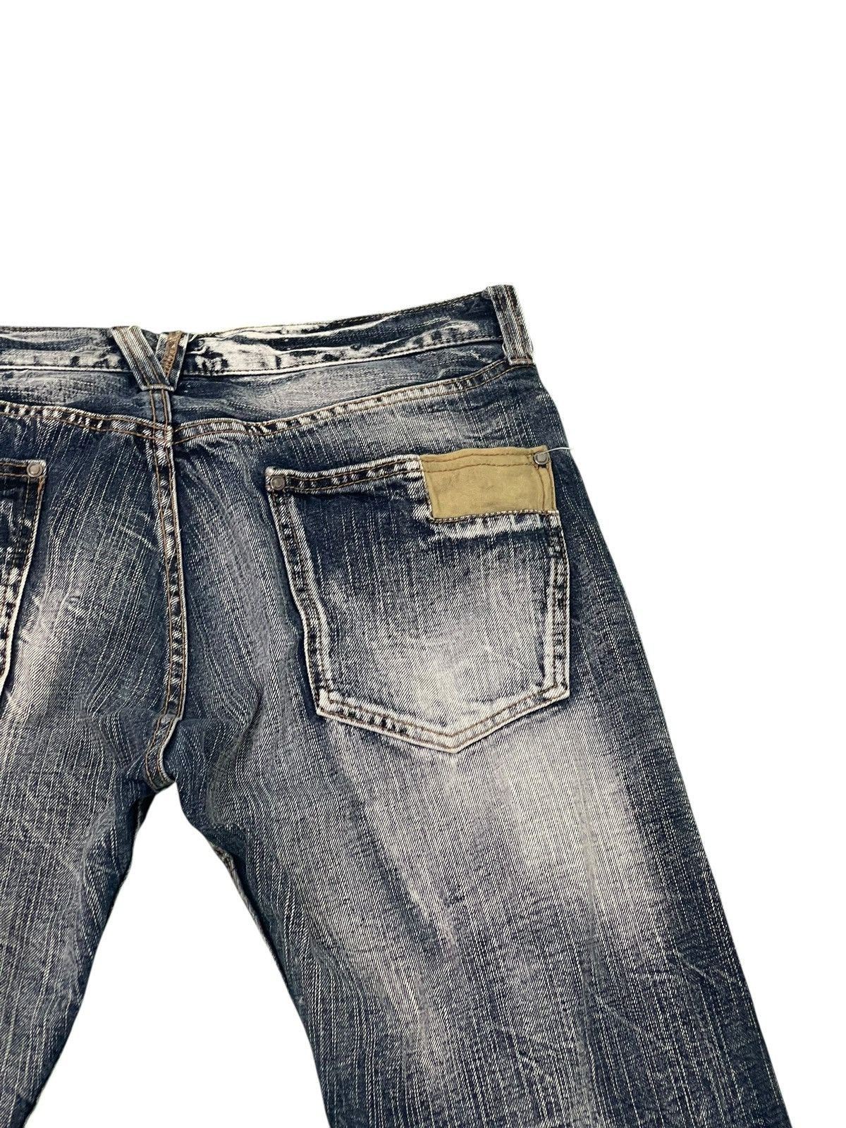 Yasuyuki Ishii Straight Jeans Sorridere Faded Acid Wash Chrome hearts 2🟦8 Size US 34 / EU 50 - 7 Thumbnail