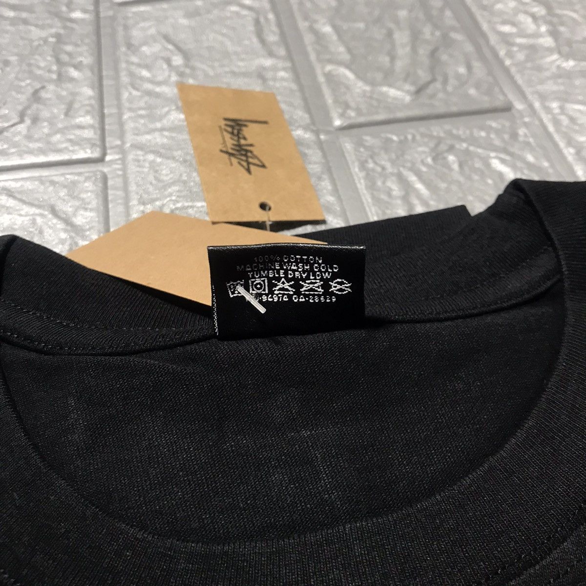 Vintage Stussy 8 Ball Pig Dyed Tee Black | Grailed