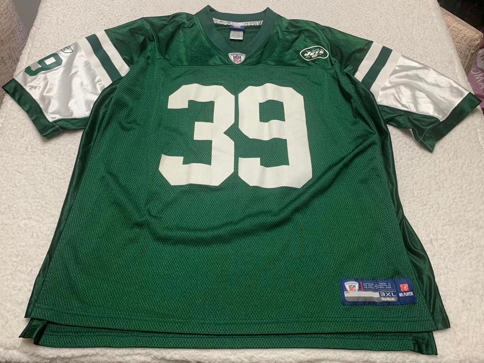 NFL VTG Reebok NY Jets Esposito Jersey #39 3XL Green Size US XXL / EU 58 / 5 - 1 Thumbnail