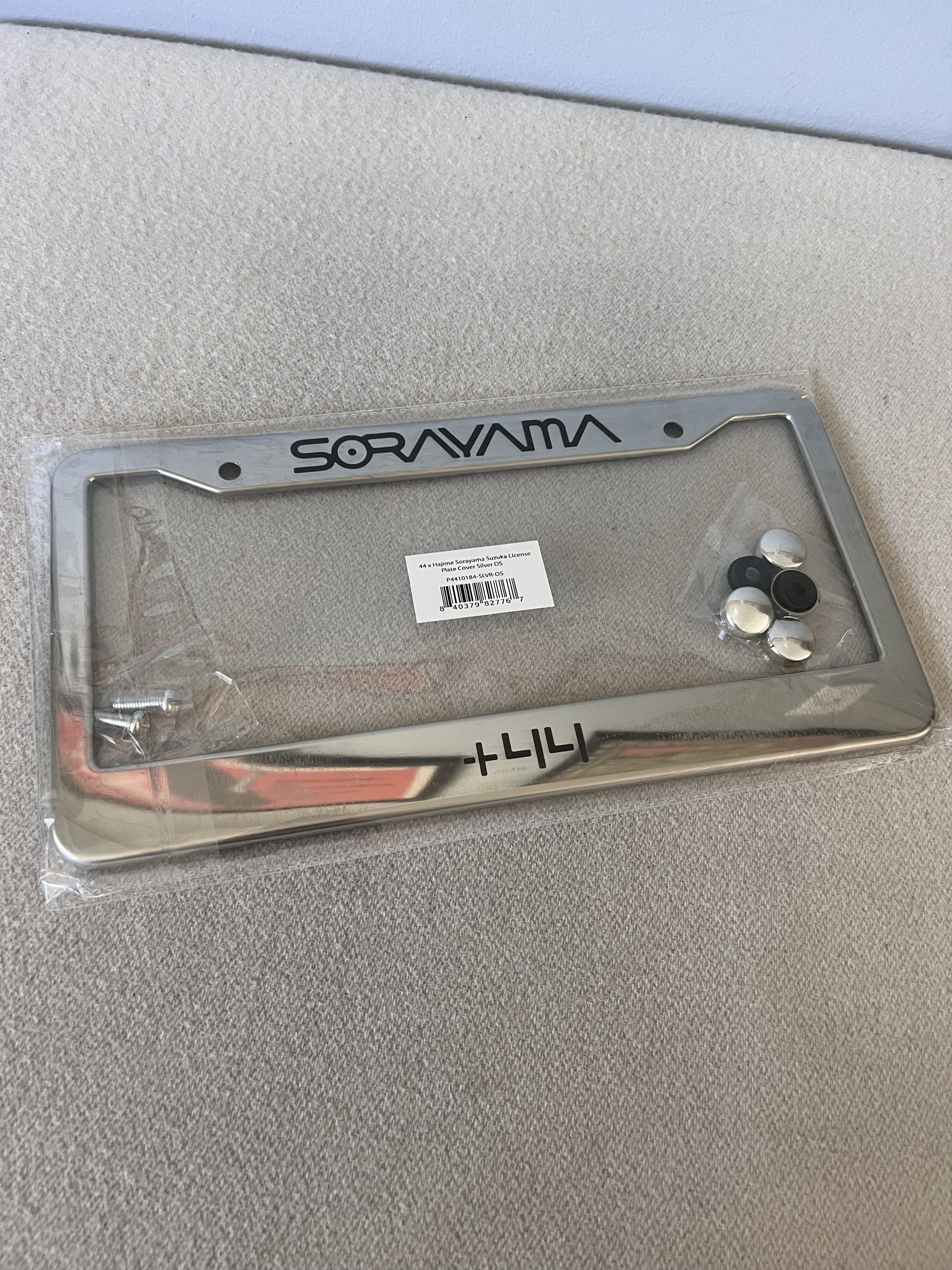 +44 × Club Sorayama Sorayama +44 Lewis Hamilton License Plate Frame Set of 2 Size ONE SIZE - 2 Thumbnail