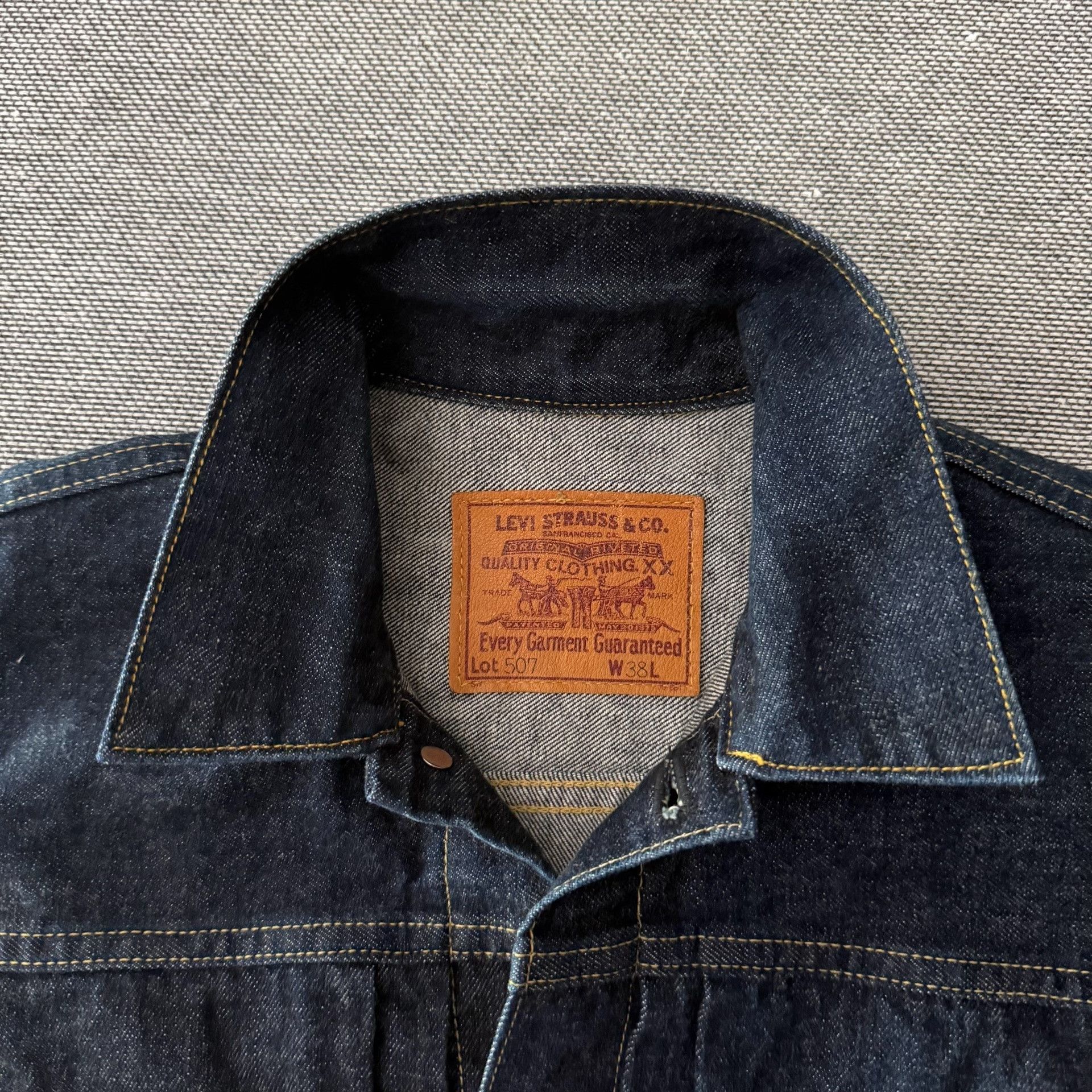 Levi's Vintage Clothing Levi's LVC507 J22 Denim Jacket Size US M / EU 48-50 / 2 - 3 Thumbnail