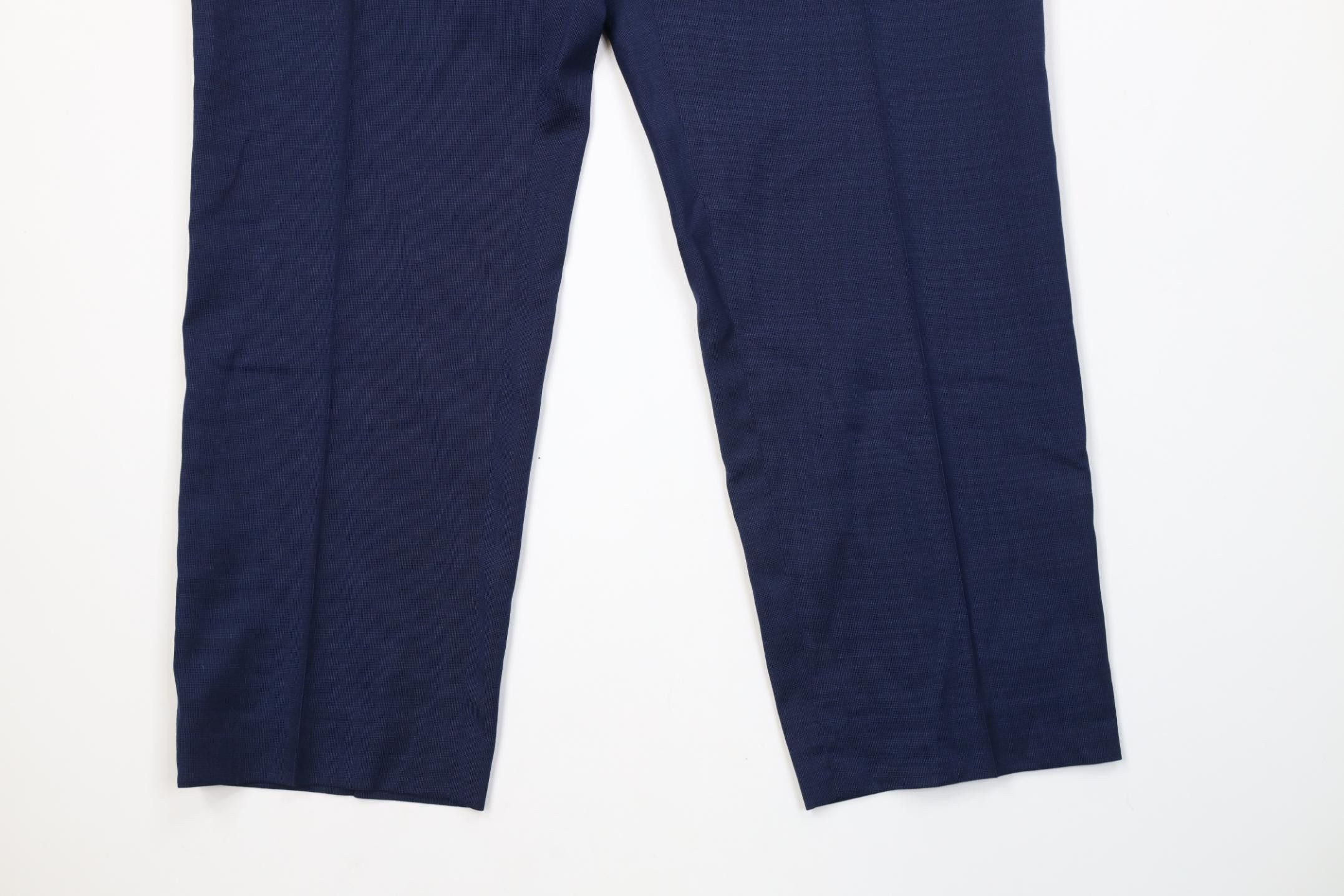 Vintage Vintage Y2K Streetwear Blend Knit Chino Pants Trousers Blue Size US 34 / EU 50 - 4 Thumbnail