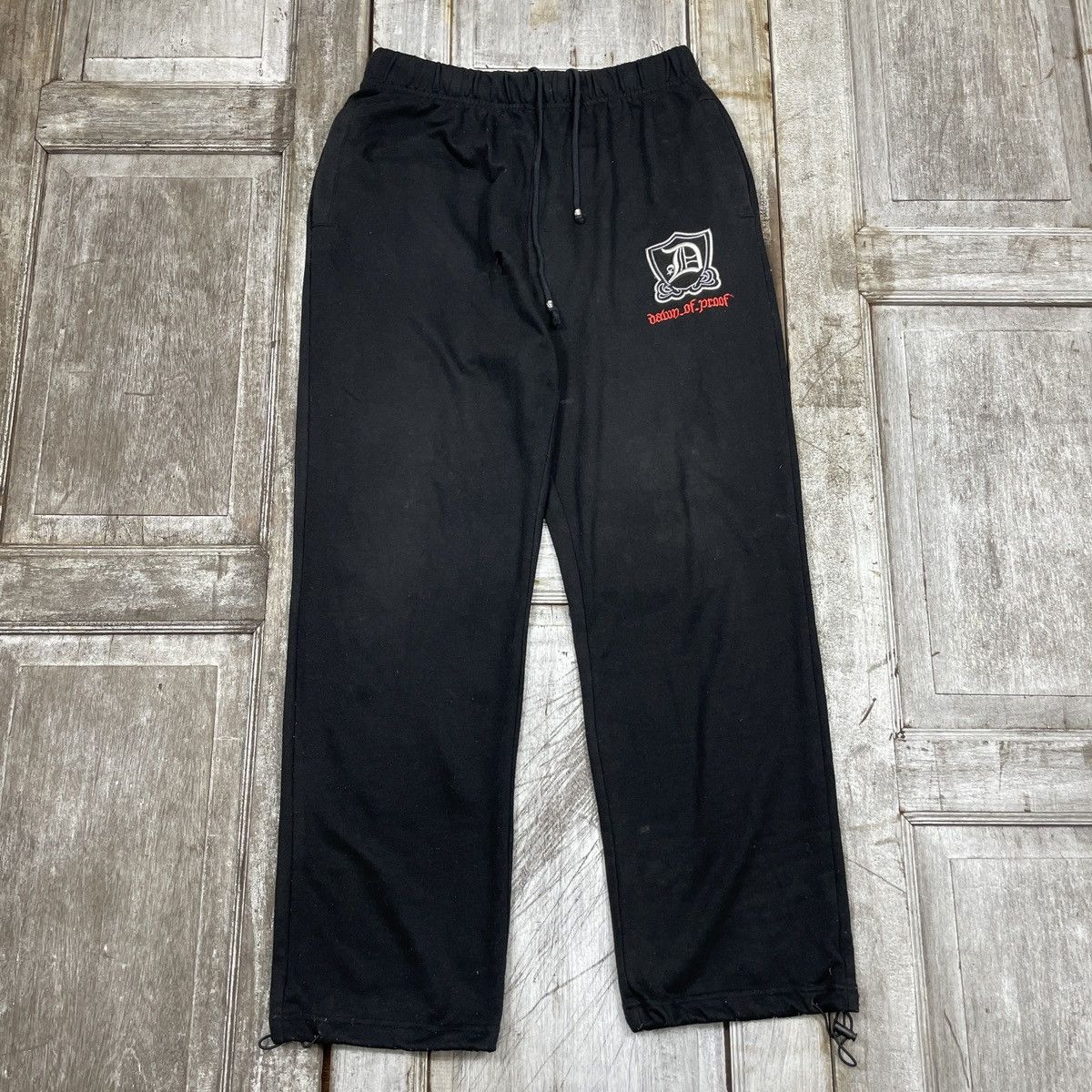 Los Angeles Apparel × Vintage Vintage Los Angeles Thug Life Distressed Sweatpant Size US 34 / EU 50 - 2 Thumbnail