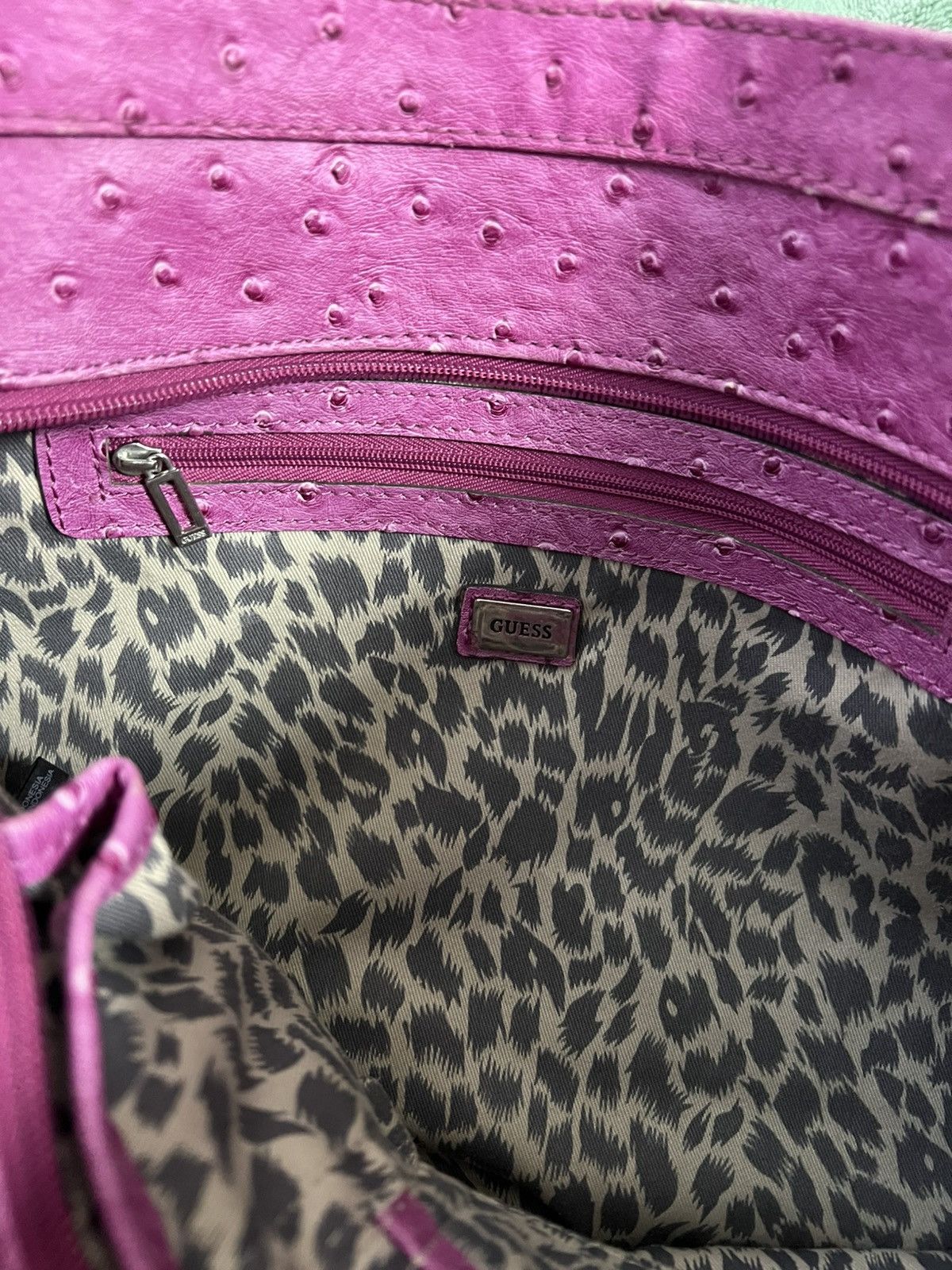 Guess Tote bag guess vintage monogram pink Size ONE SIZE - 2 Thumbnail