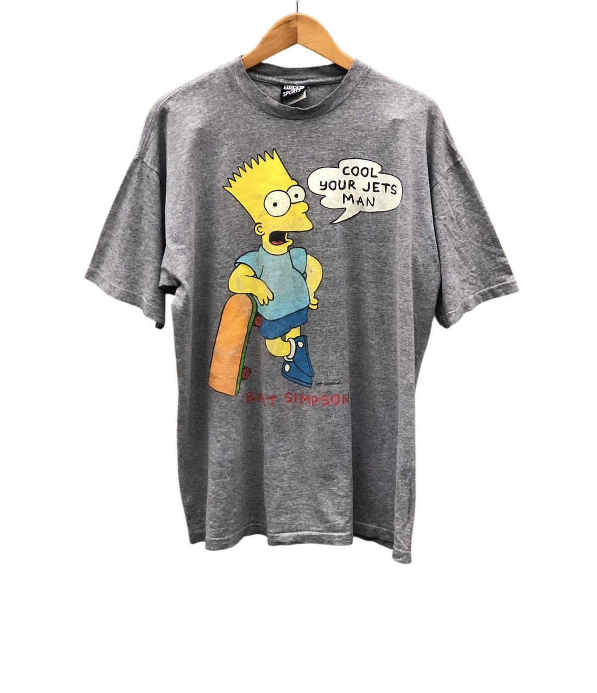 Vintage Vintage Bart Simpson Skateboarding Tshirt Size US XL / EU 56 / 4 - 4 Thumbnail
