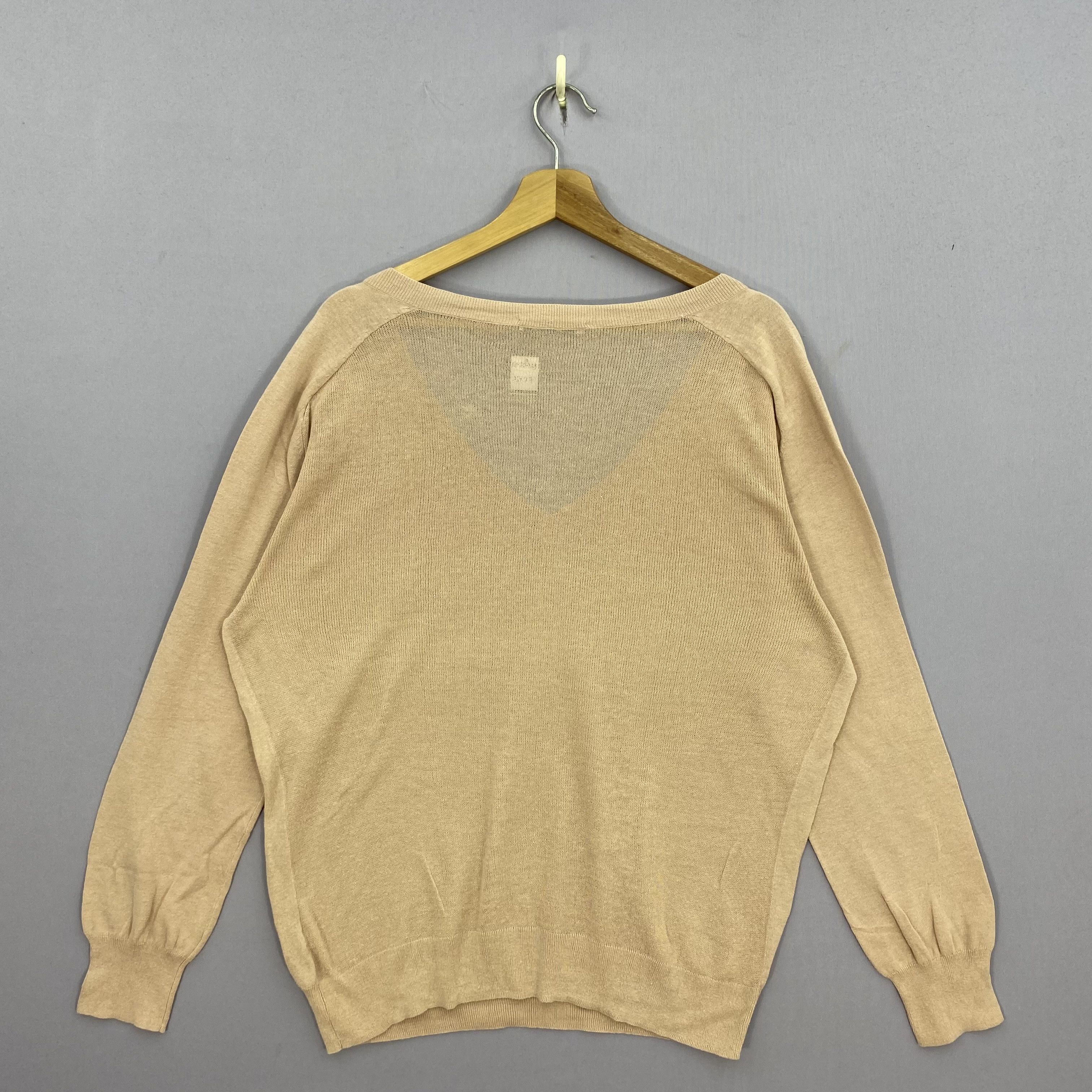 Alexander Wang Vintage T by Alexander Wang V-Neck Sweatshirt Knit Jumper Size XL / US 12-14 / IT 48-50 - 3 Thumbnail