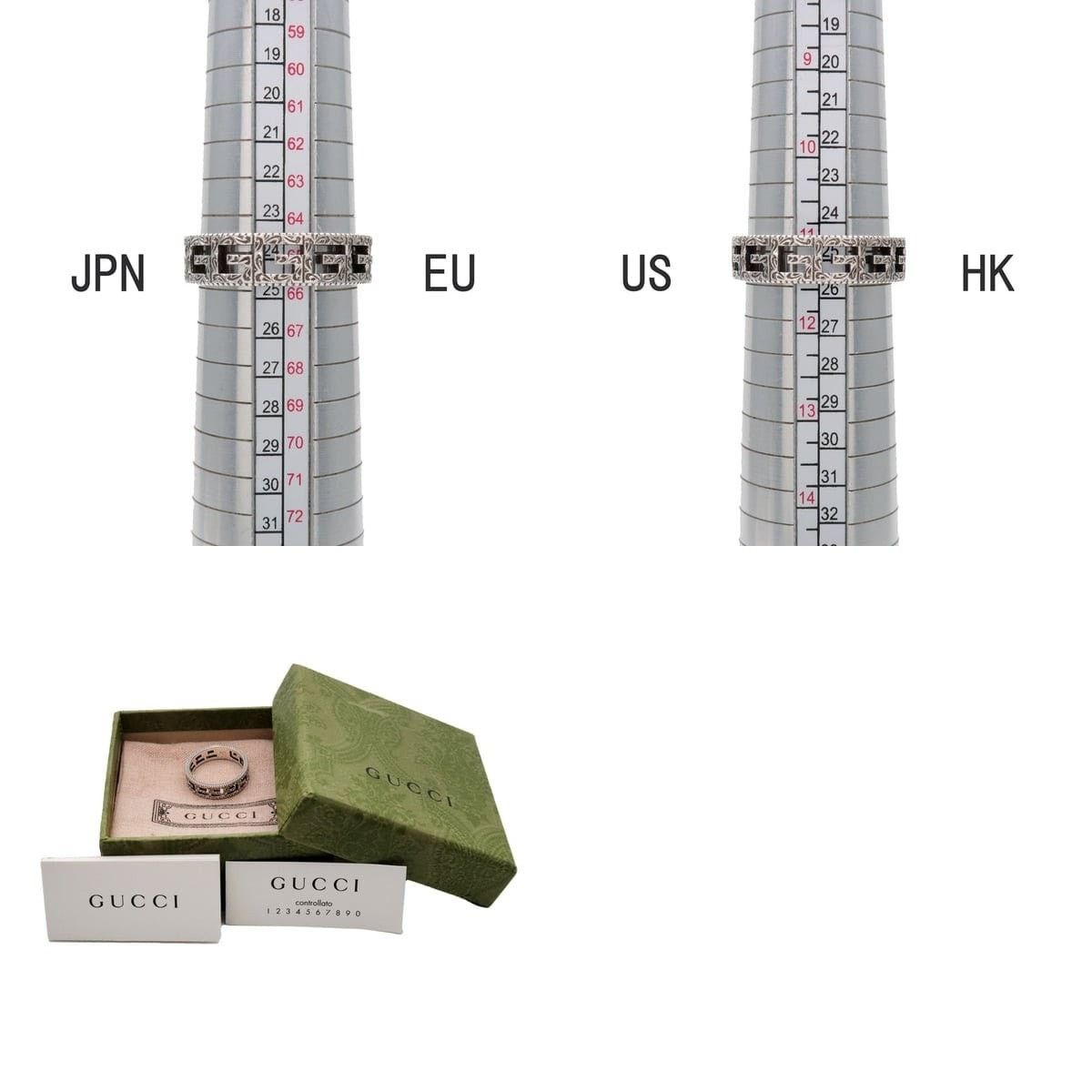 Gucci Gucci Square G Ring Sterling Silver Size ONE SIZE - 4 Thumbnail