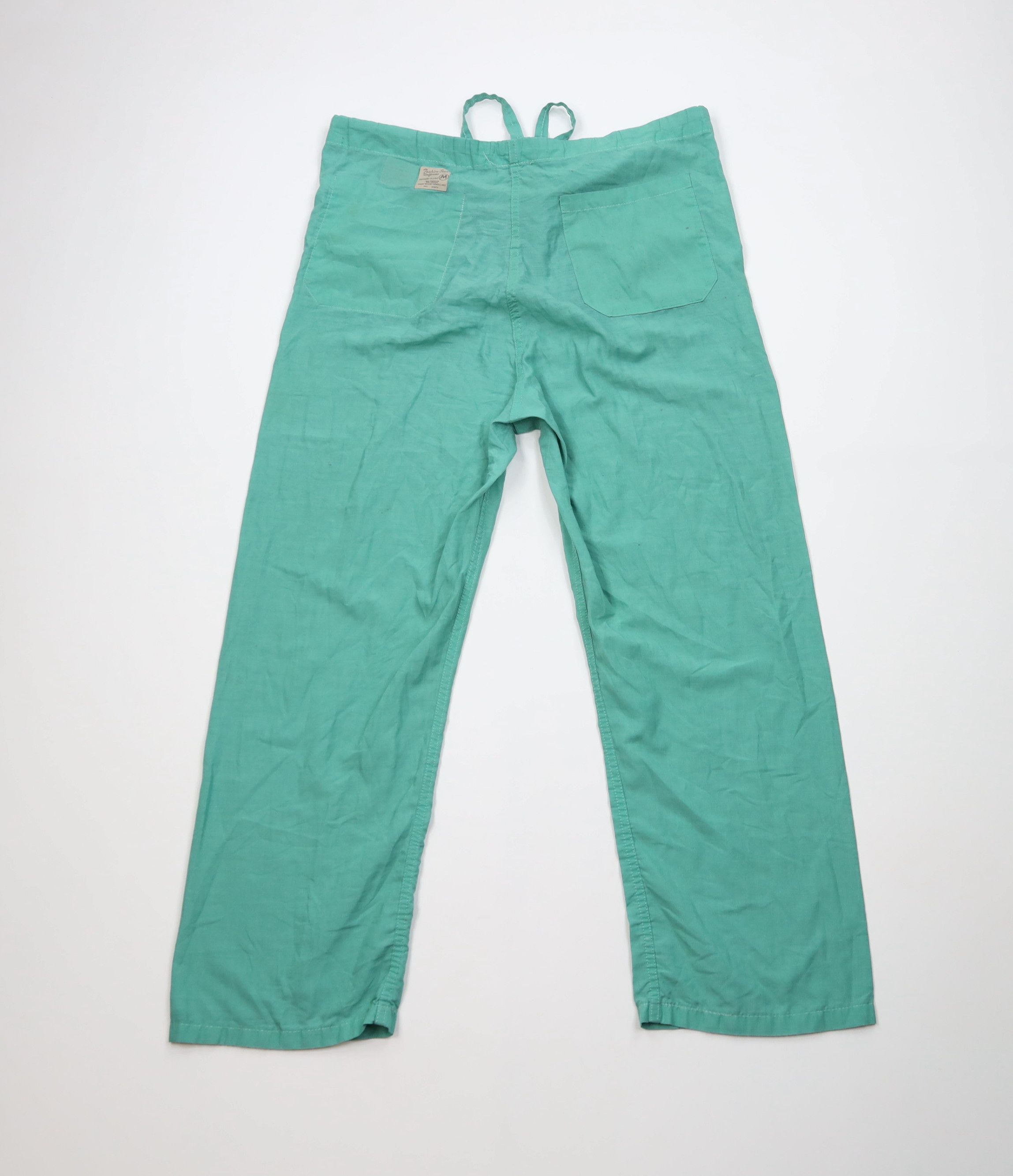 Vintage Vintage 60s Mens Blank Hospital Scrubs Wide Leg Pants USA Size US 34 / EU 50 - 10 Thumbnail