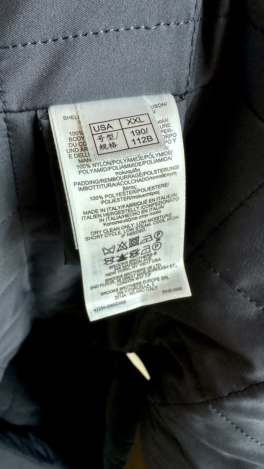 Brooks Brothers Mens coat Brooks Brothers Loro Piana Size US XXL / EU 58 / 5 - 11 Thumbnail