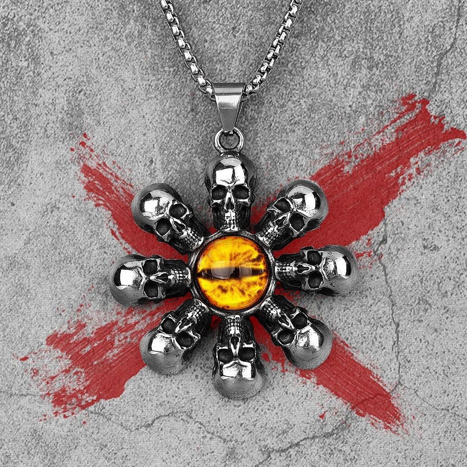 Jewelry Domineering Demon Eye Necklace Size ONE SIZE - 1 Thumbnail