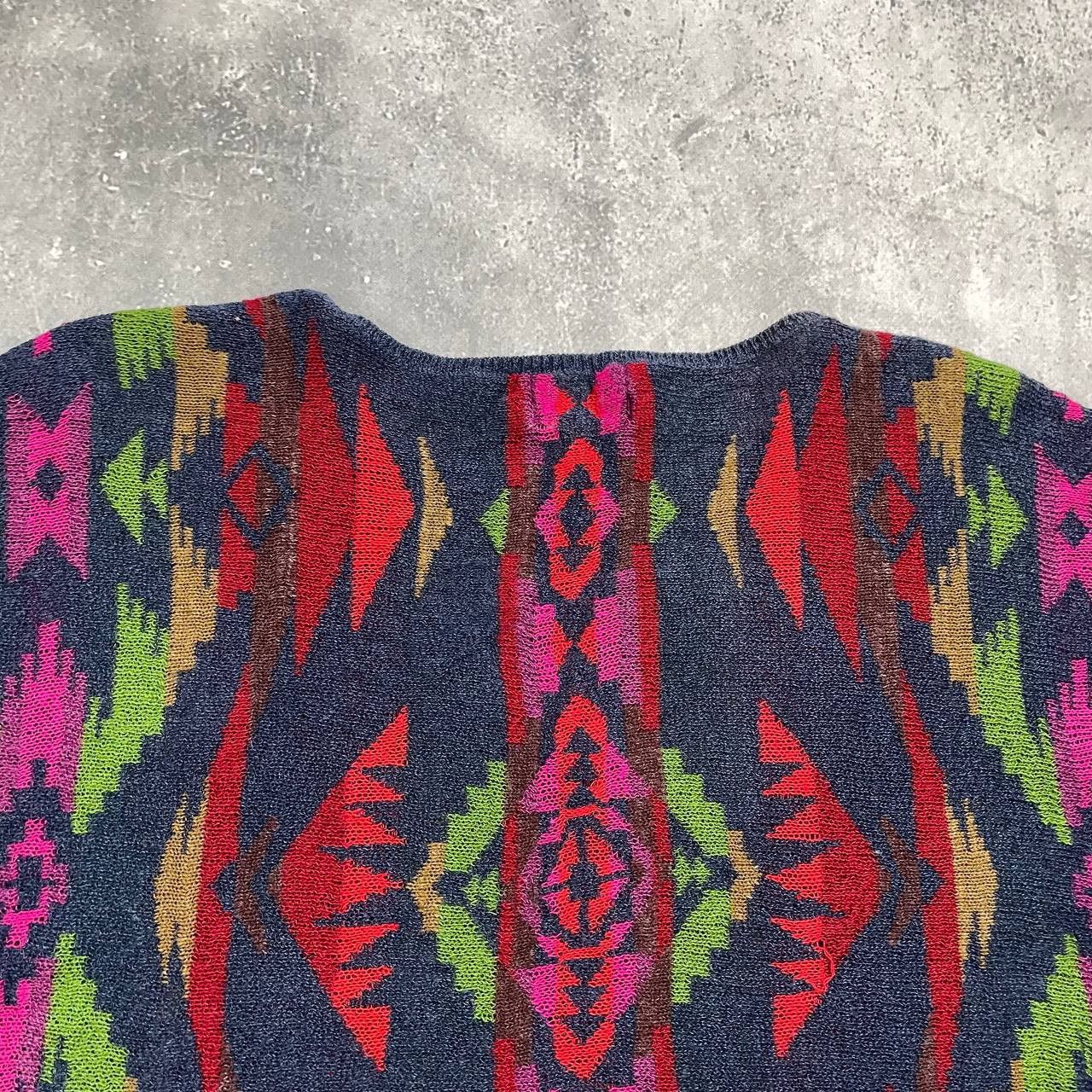 Denim & Supply Ralph Lauren Denim & Supply Ralph Lauren Aztec Pattern SS Sweater Women’s Size XS / US 0-2 / IT 36-38 - 17 Thumbnail