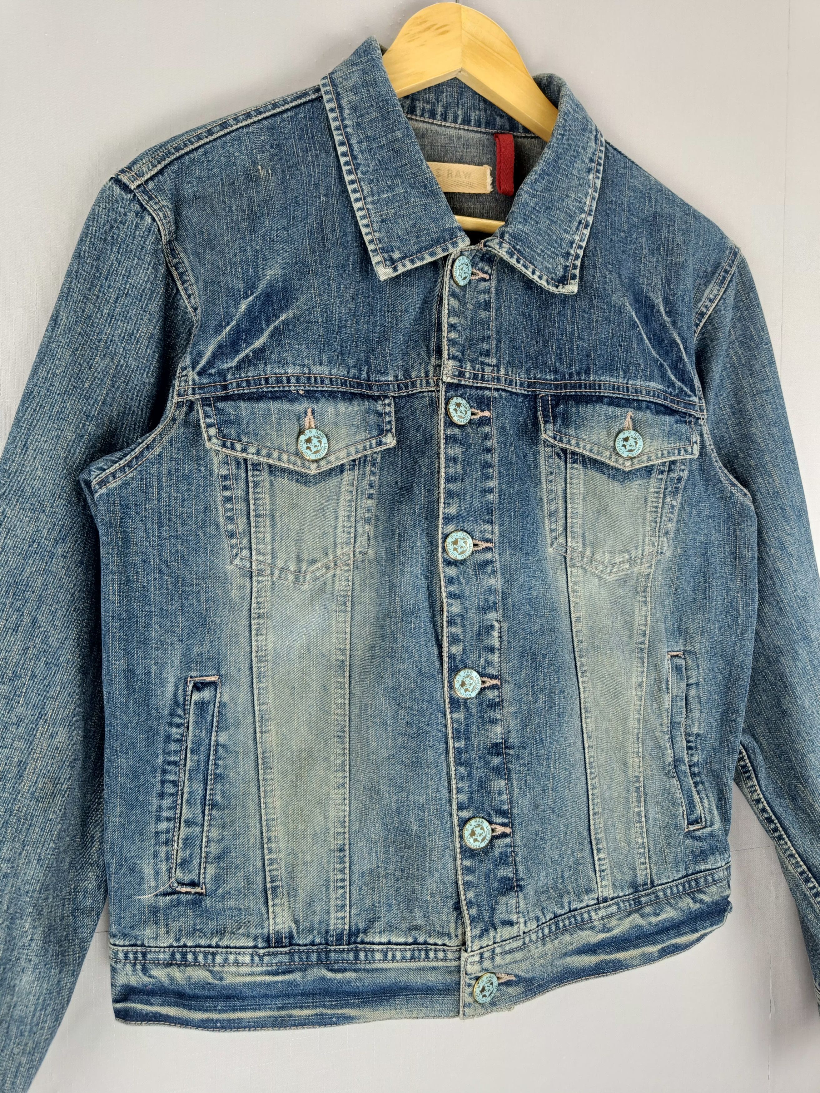 Vintage Denim Jacket B.S Raw Limited Edition Size US M / EU 48-50 / 2 - 3 Thumbnail