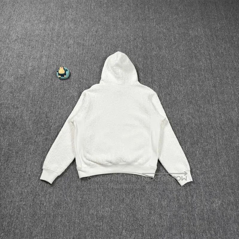 Dior White Cotton Men's Hoodie .