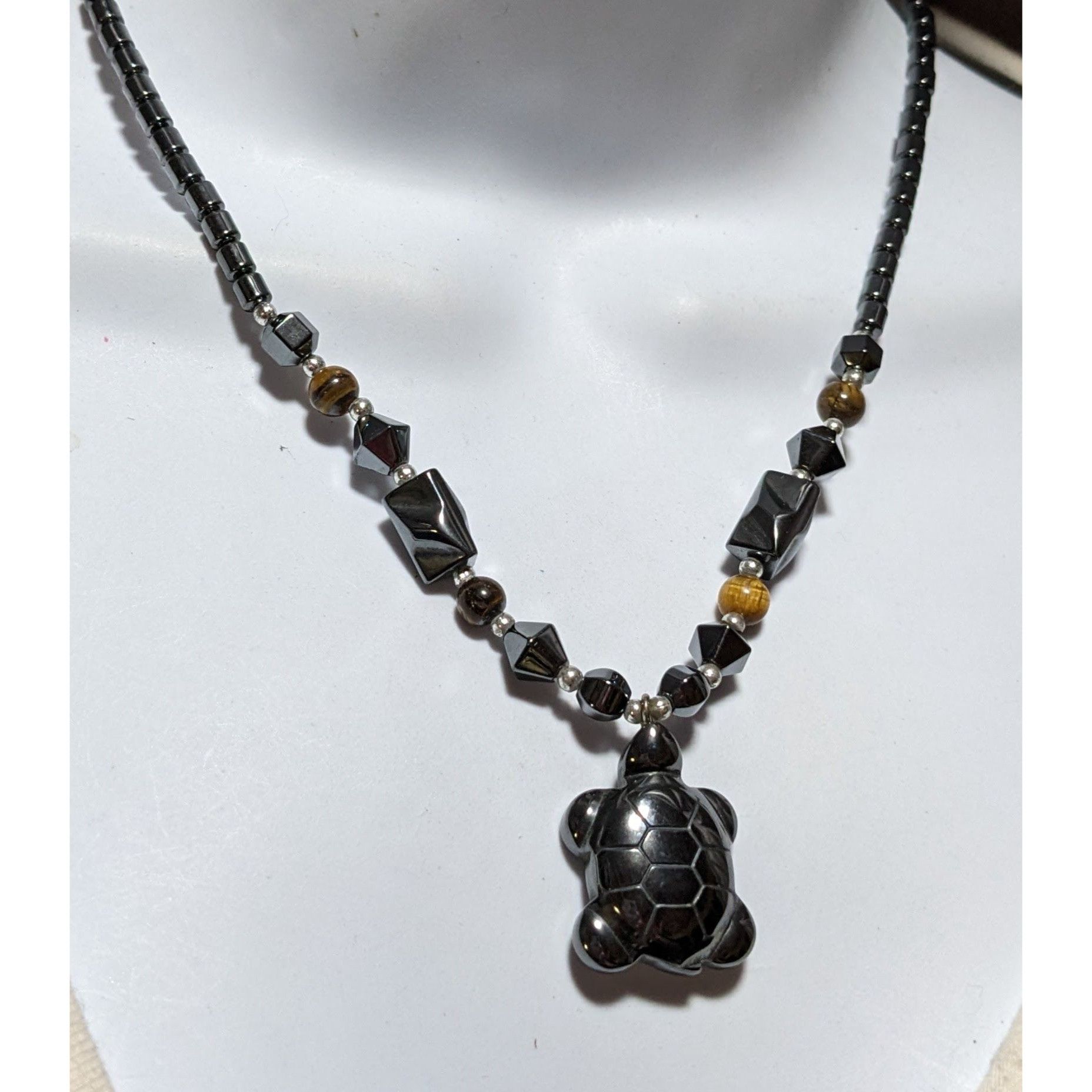 Other Hematite Turtle Necklace Size ONE SIZE - 8 Thumbnail