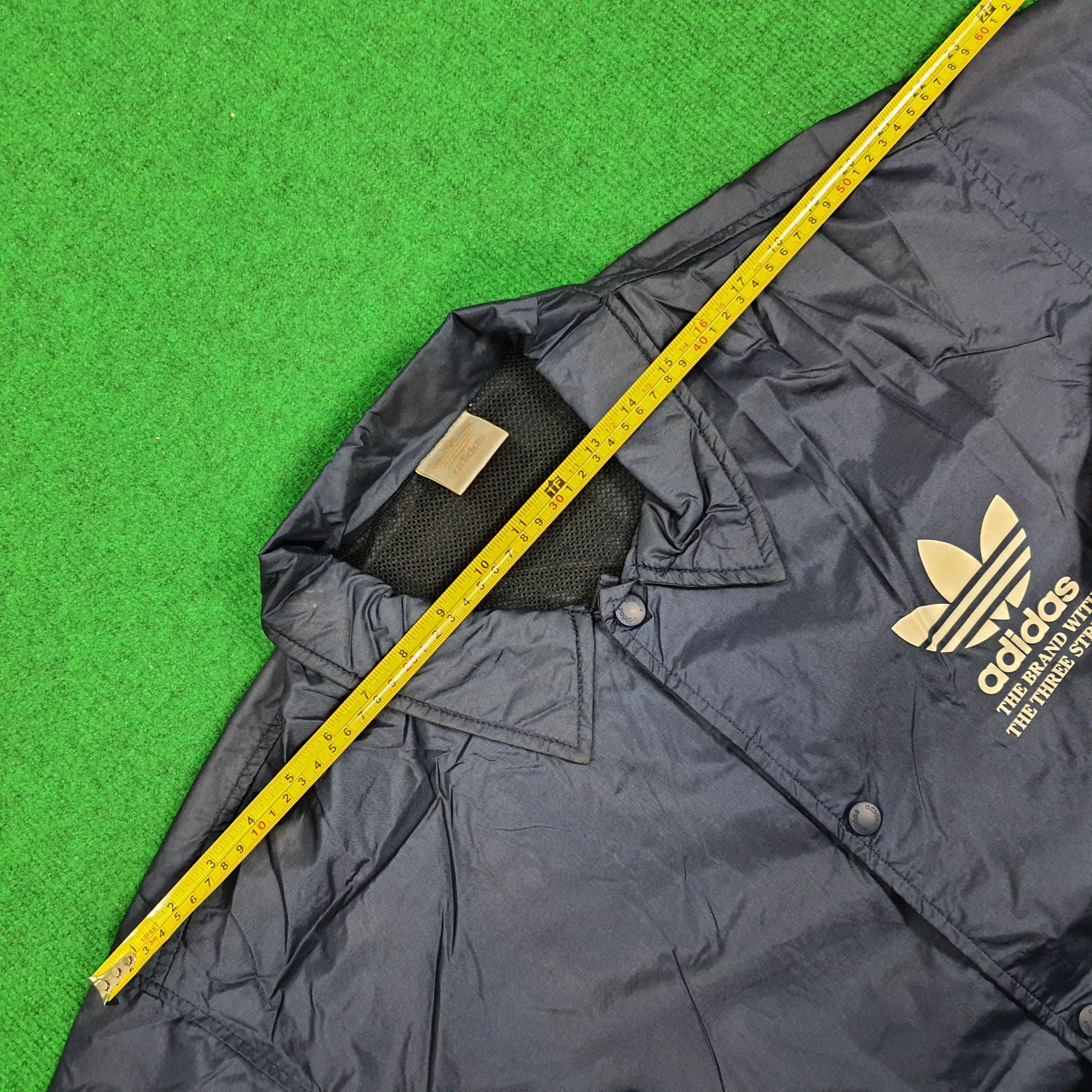 Adidas × Vintage Vintage Adidas Coach Big Logo Jacket Size US XL / EU 56 / 4 - 11 Thumbnail