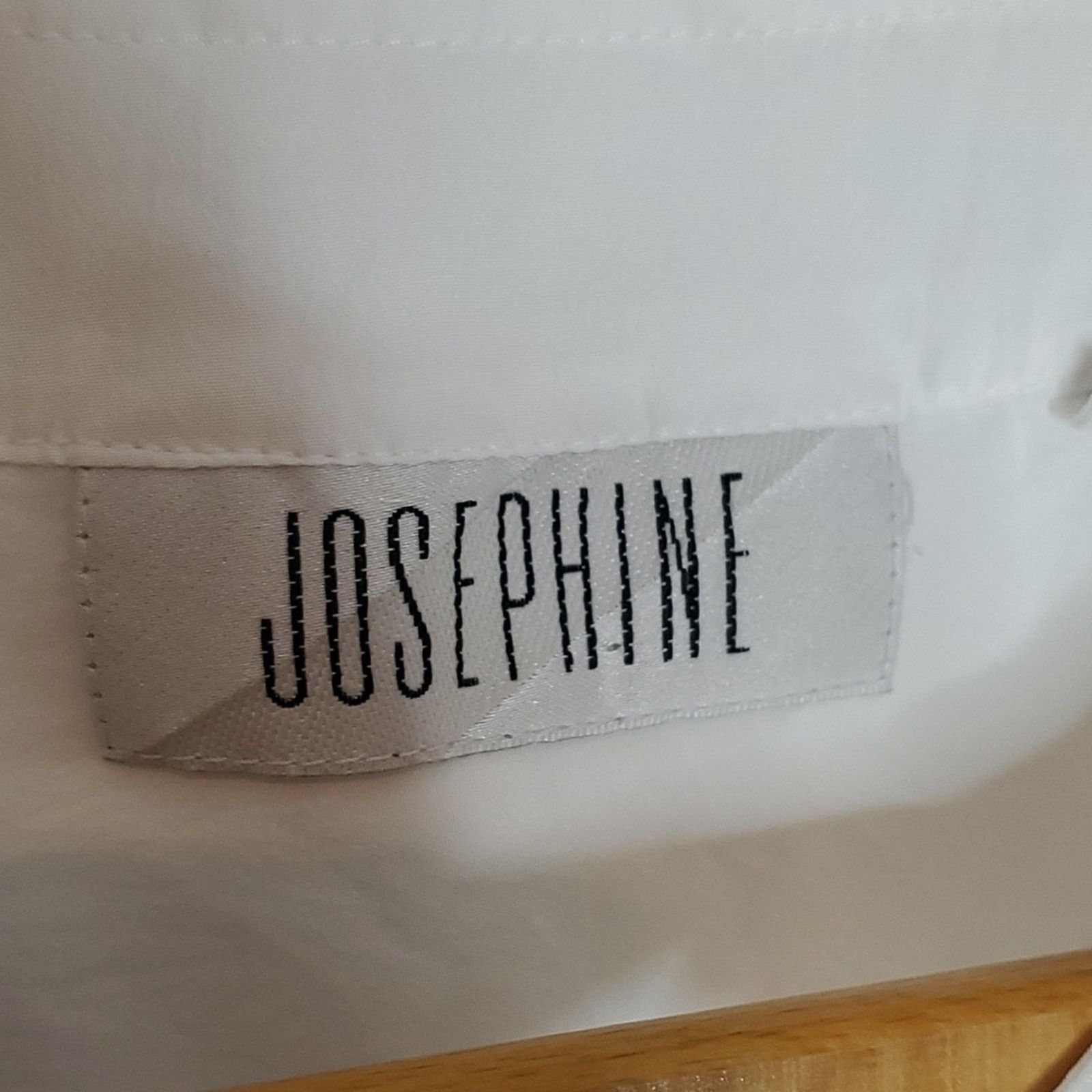 Vintage Vintage Josephine White Blouse Size L / US 10 / IT 46 - 2 Thumbnail