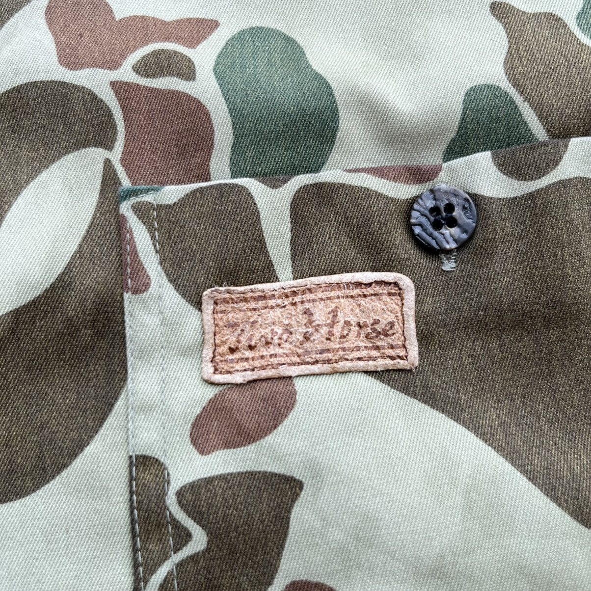 Japanese Brand TWO HORSE DUCK HUNTER CAMO UTILITY SHIRT LIKE FILSON Size US S / EU 44-46 / 1 - 3 Thumbnail
