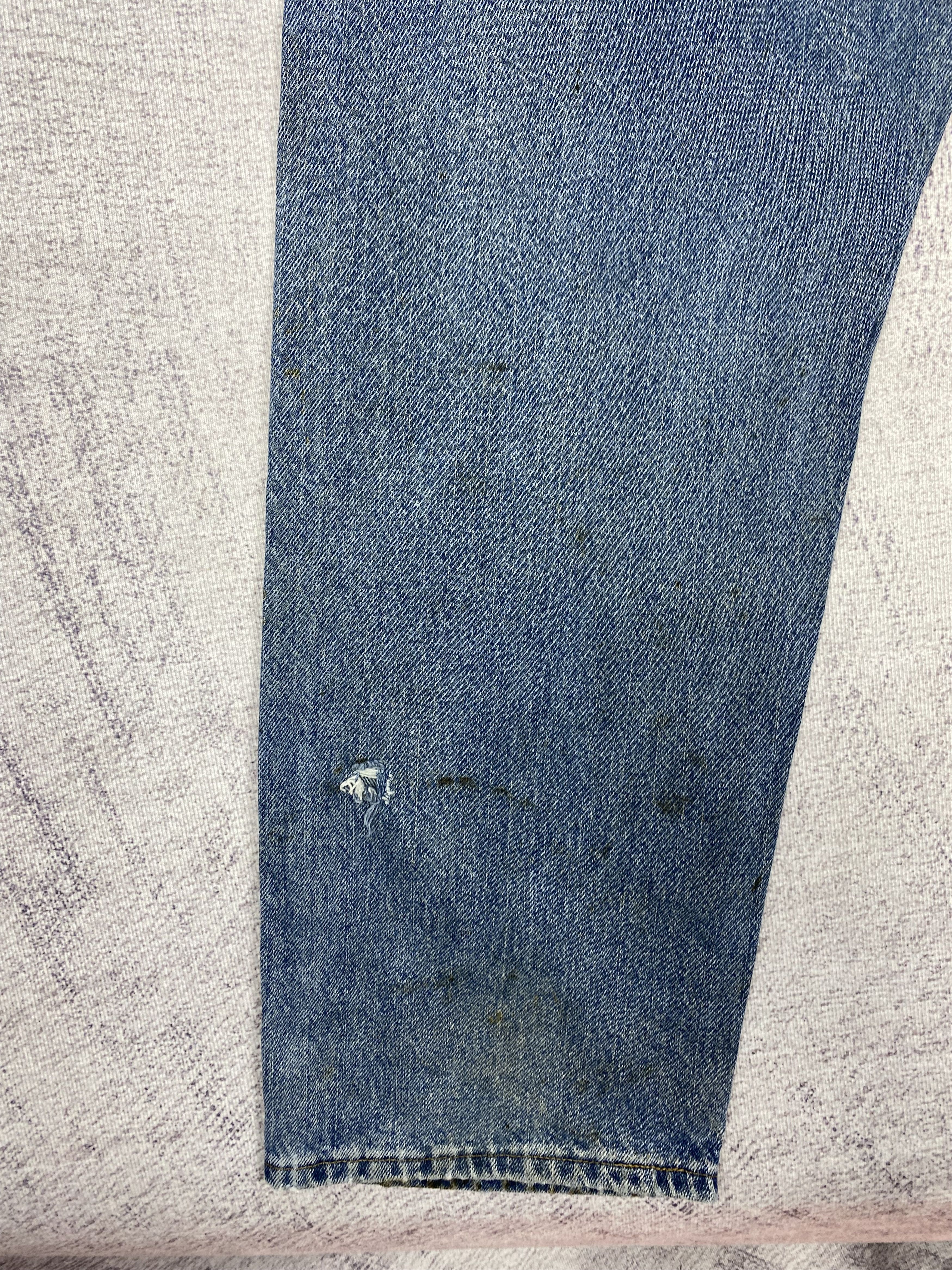 Wrangler Vintage Wrangler Distressed Blue Denim Jeans P0486 Size US 38 / EU 54 - 10 Thumbnail
